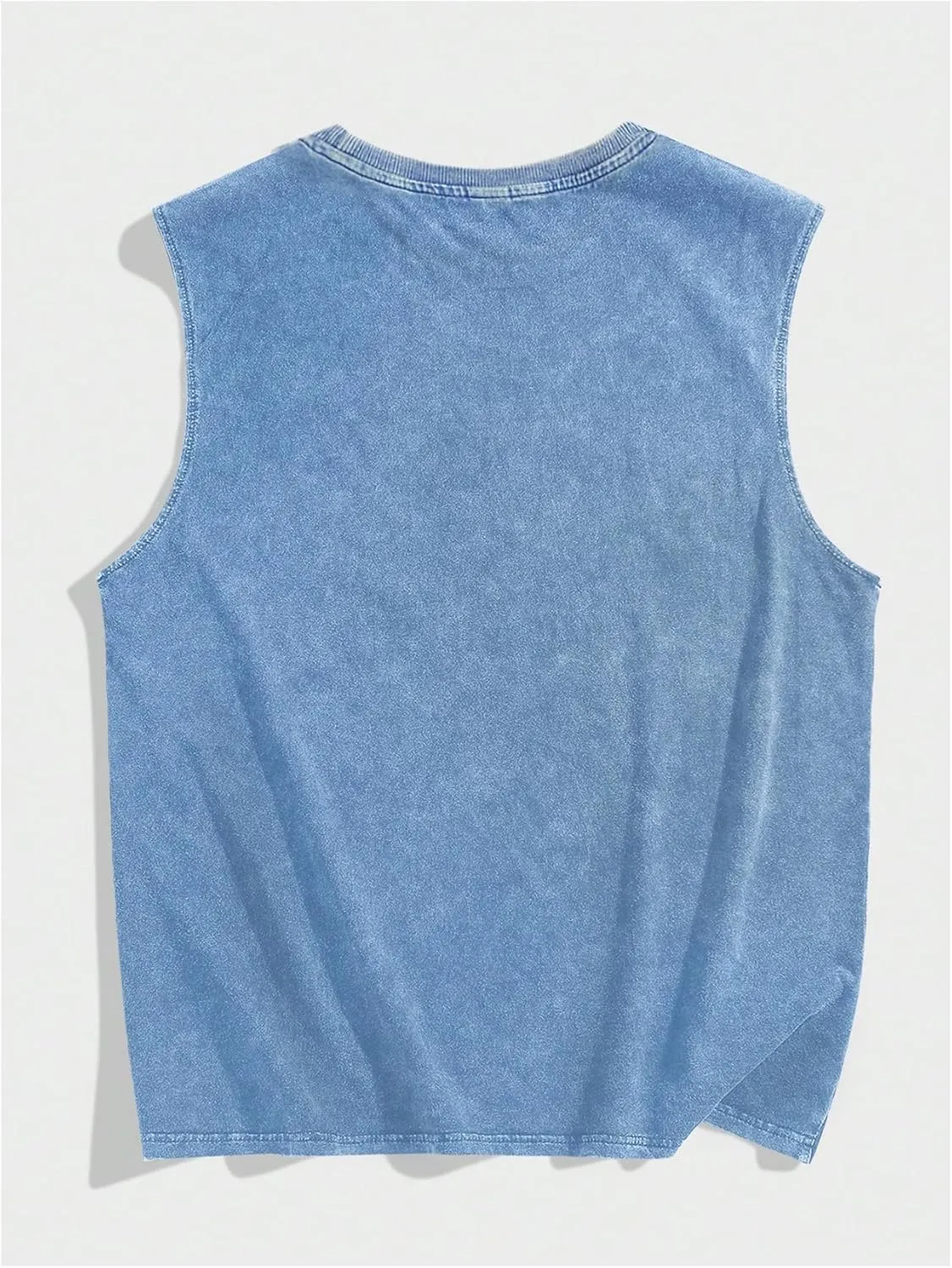 SOLY HUX Men's Vintage Graphic Tank Tops Summer Beach Sleeveless Tanks Vest Streetwear Shirts