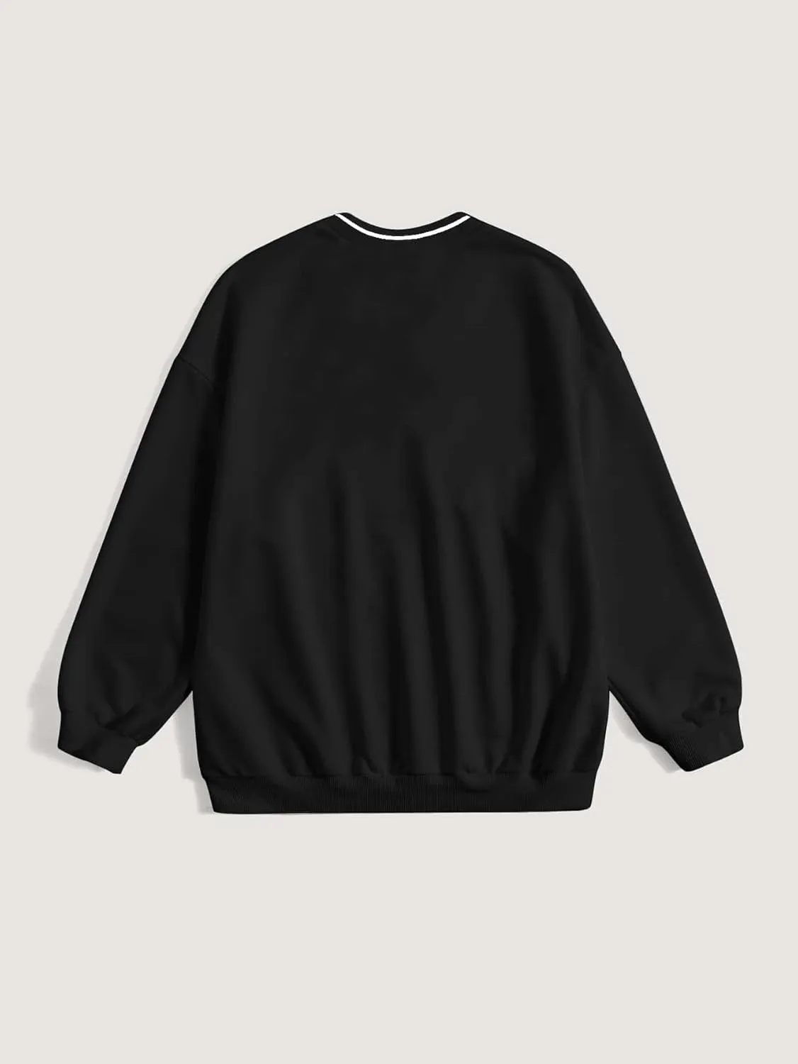SOLY HUX Women's New York Letter Graphic Sweatshirt V Neck Long Sleeve Casual Pullover Top