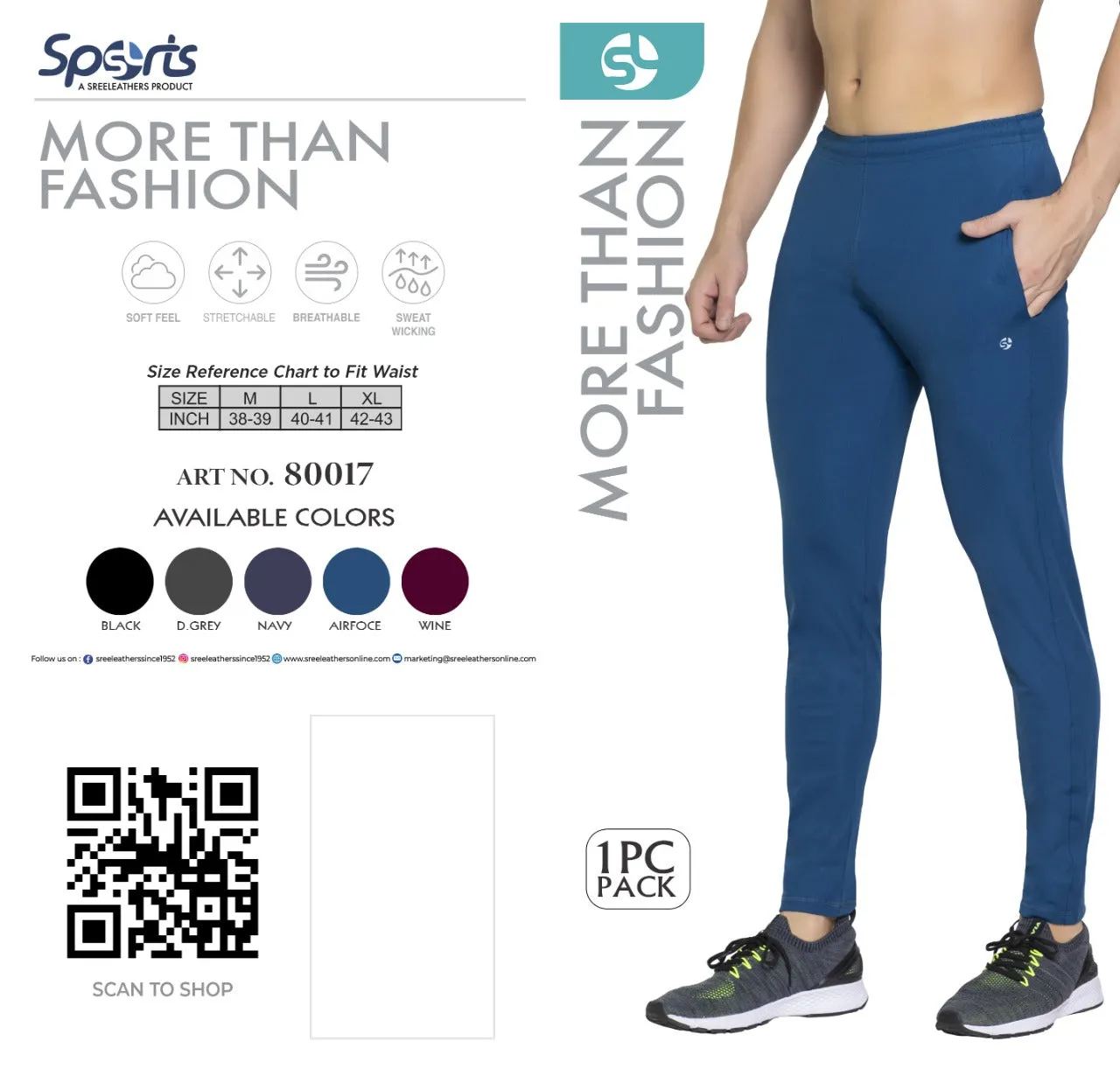 Sports Wear Trackpants 80017