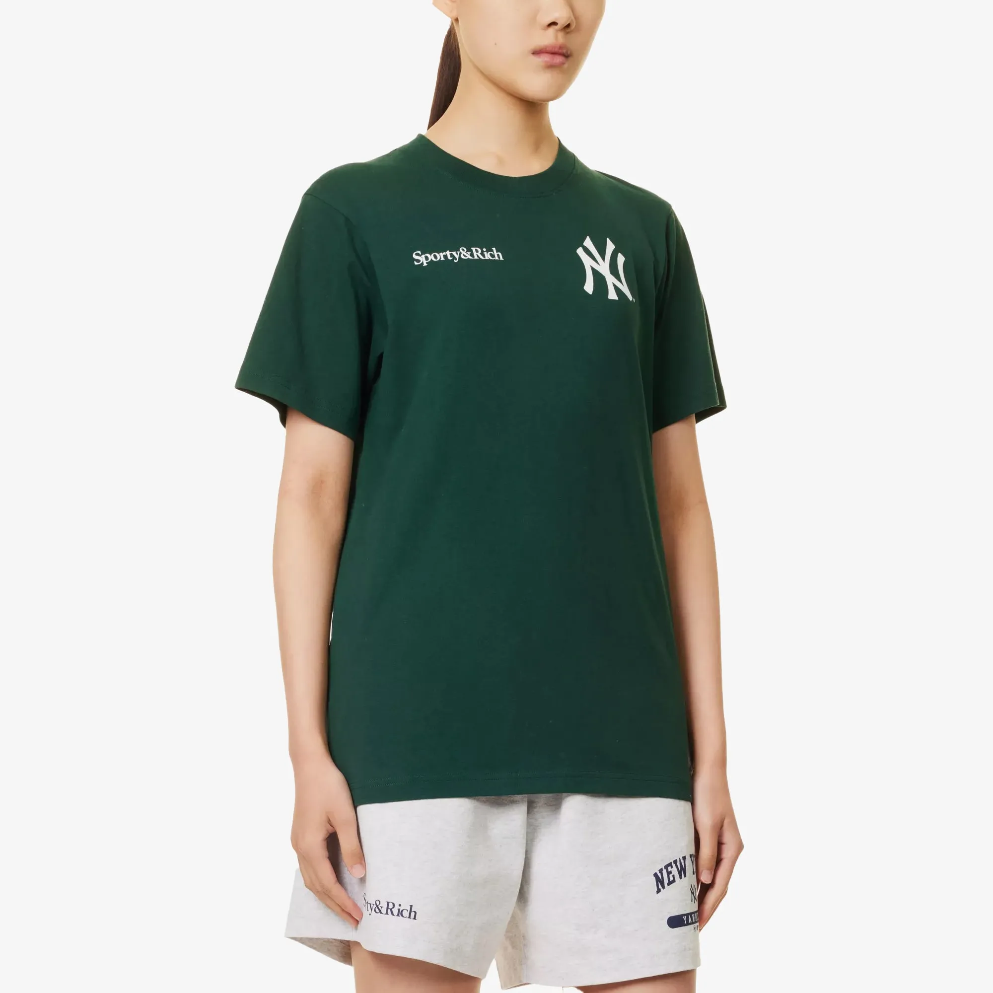 SPORTY & RICH | CHAMPIONS T-SHIRT { GREEN