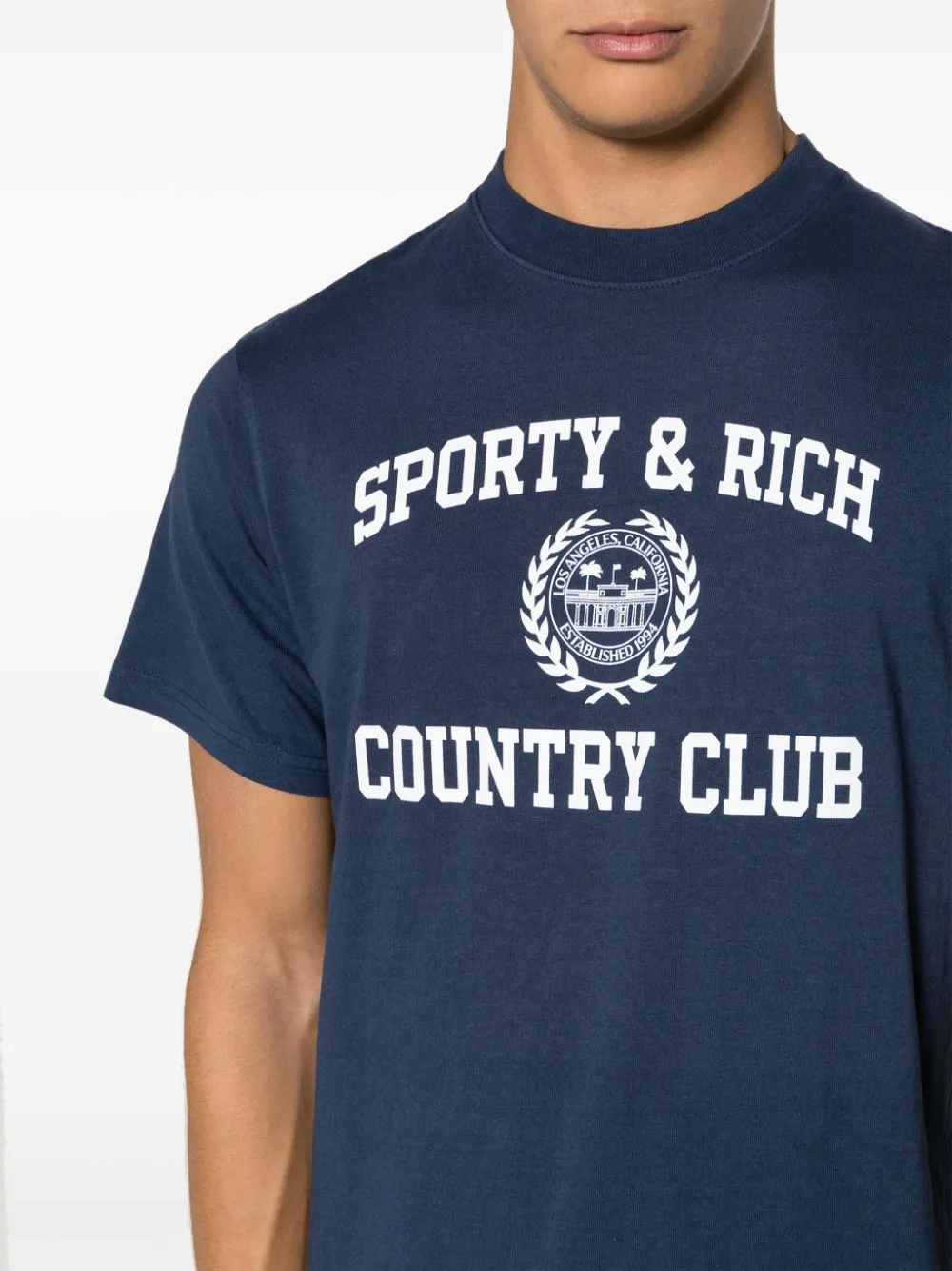 SPORTY & RICH T-shirts and Polos Blue