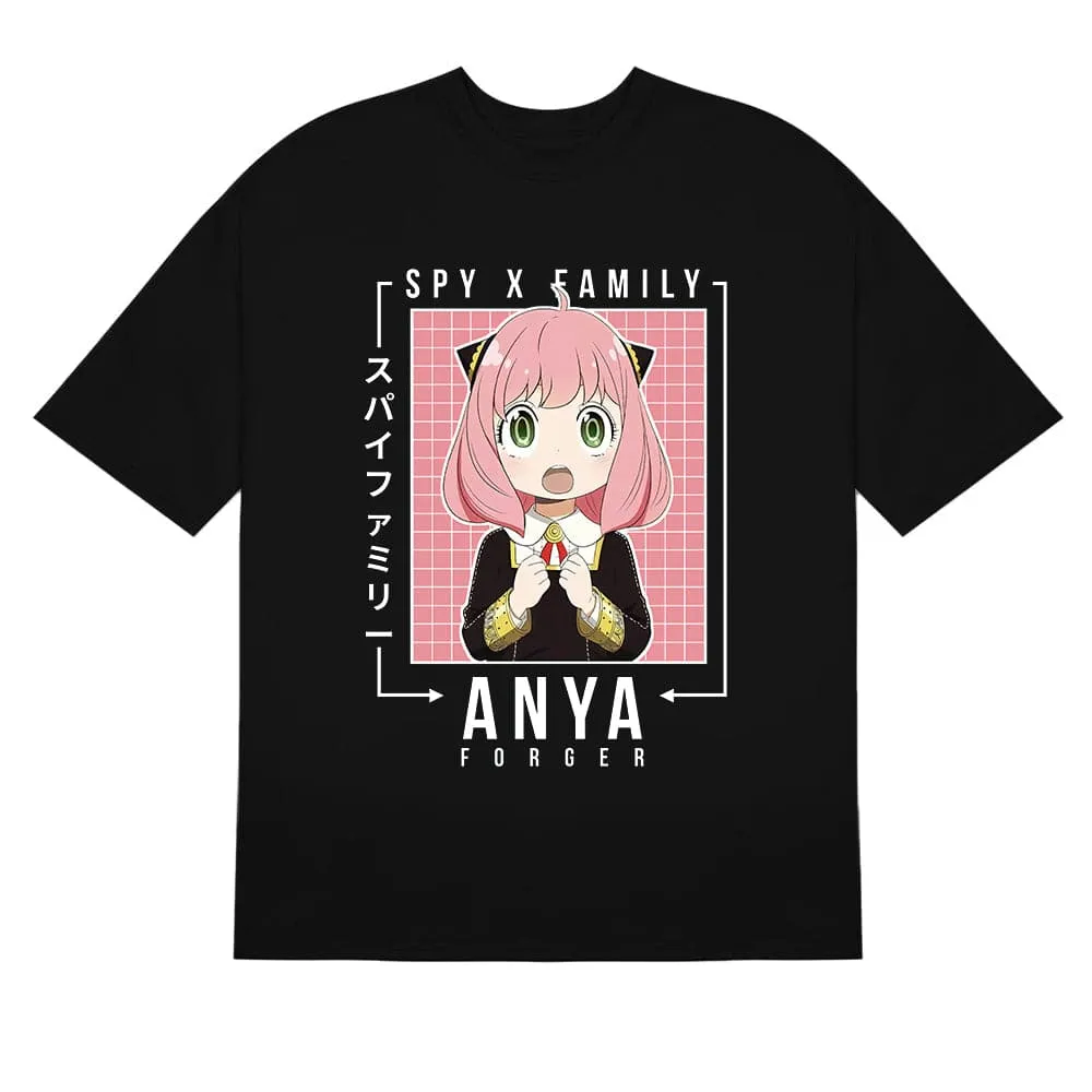 Spy Family Anya Forger T-Shirt - Adorable Surprise Design | High-Quality Anime Shirt