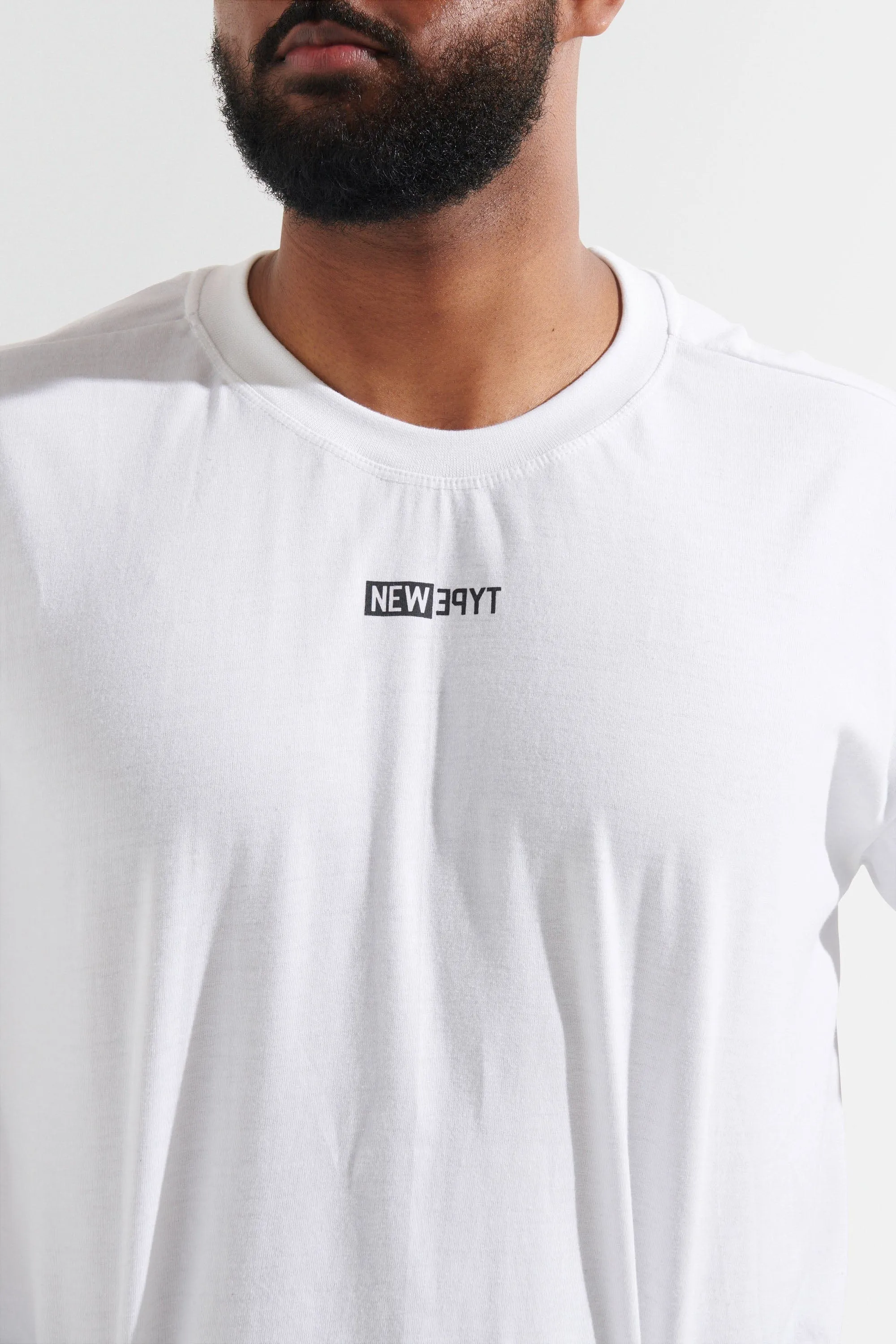 Statement Oversized Tee - White