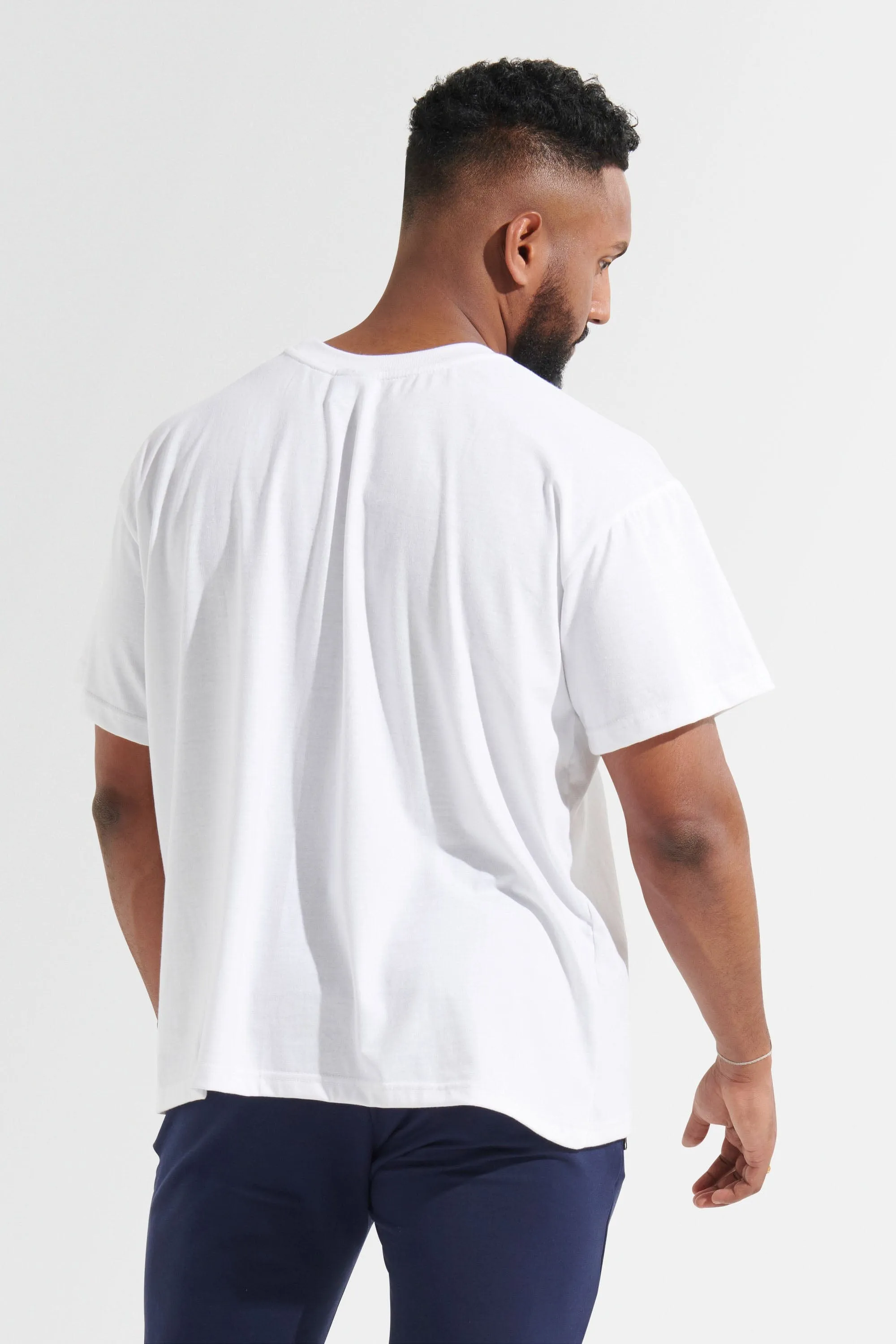 Statement Oversized Tee - White