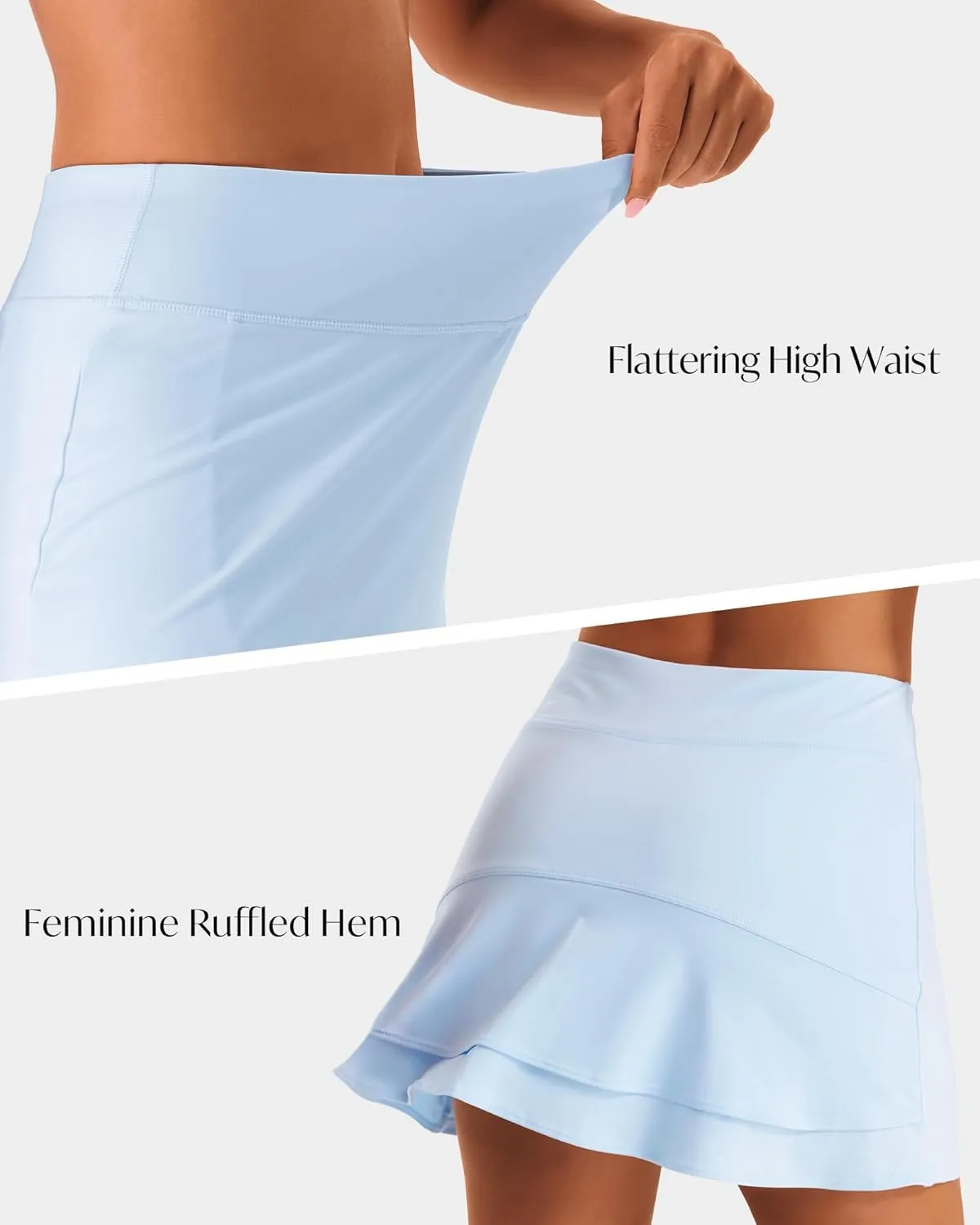 Stelle Tennis Skirts for Women Athletic Skirt with Shorts Golf Skort Pocket High Waisted Skorts Workout Pickleball