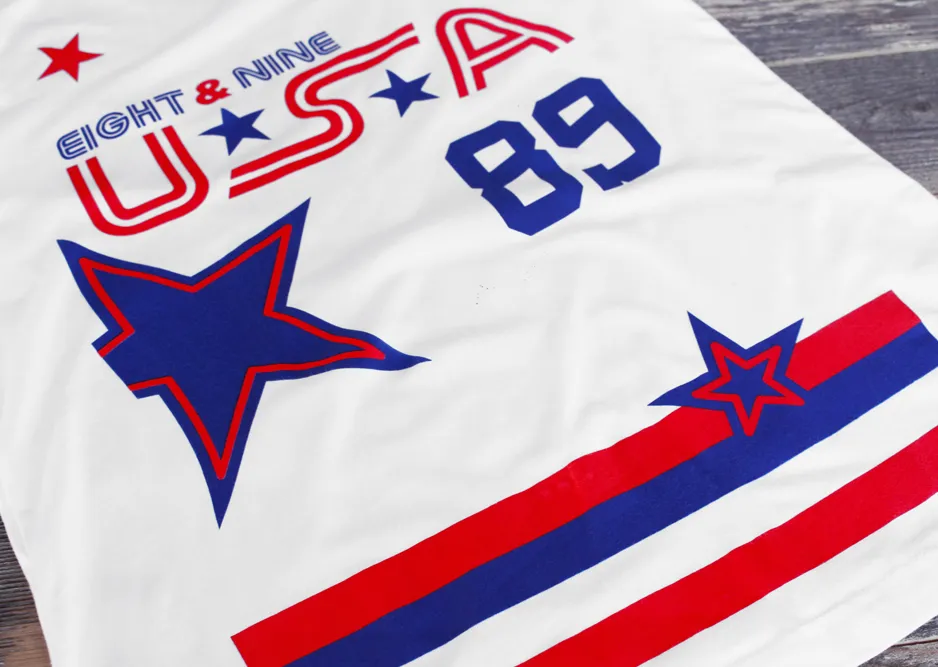Stoner Hockey Jersey Tee White