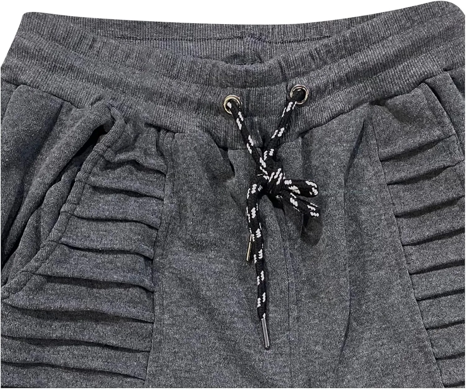 Stretch Fit Cargo Work Pants for Men 2023 Drawstring Hiking Jogger Athletic Pants Casual Beam Feet Sweatpants