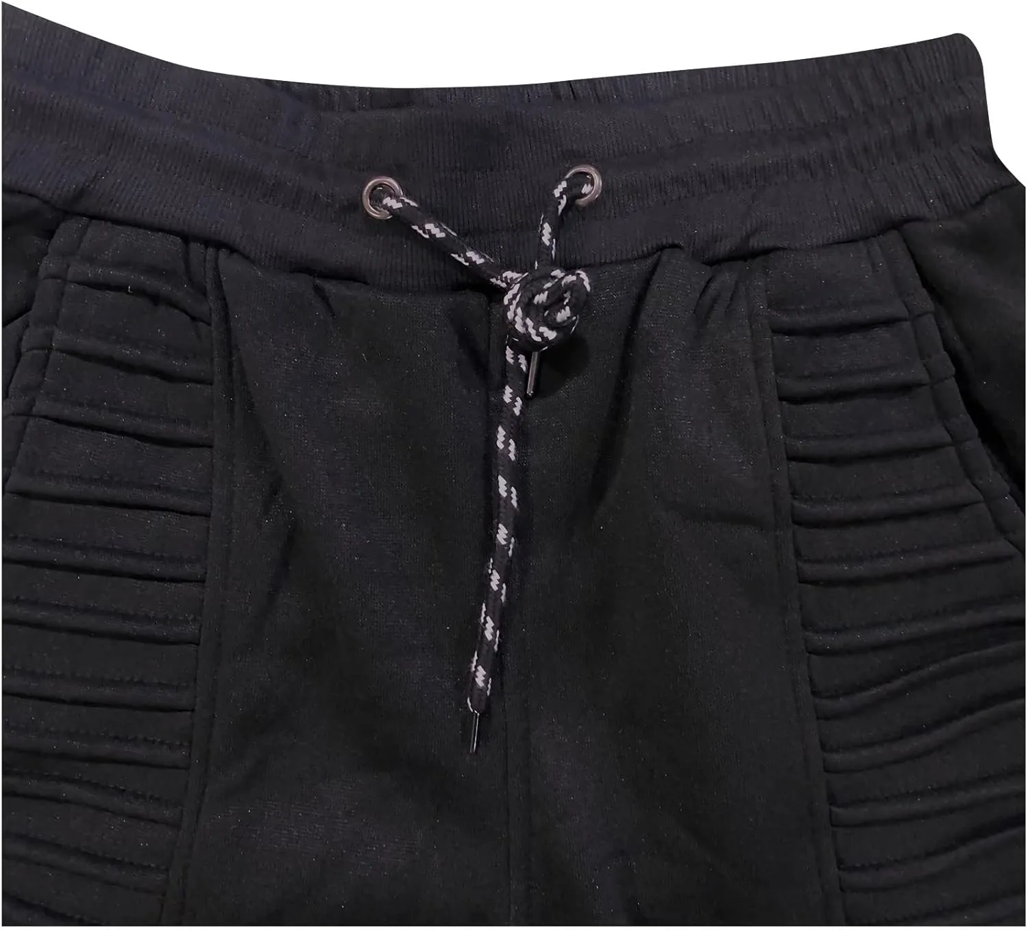 Stretch Fit Cargo Work Pants for Men 2023 Drawstring Hiking Jogger Athletic Pants Casual Beam Feet Sweatpants