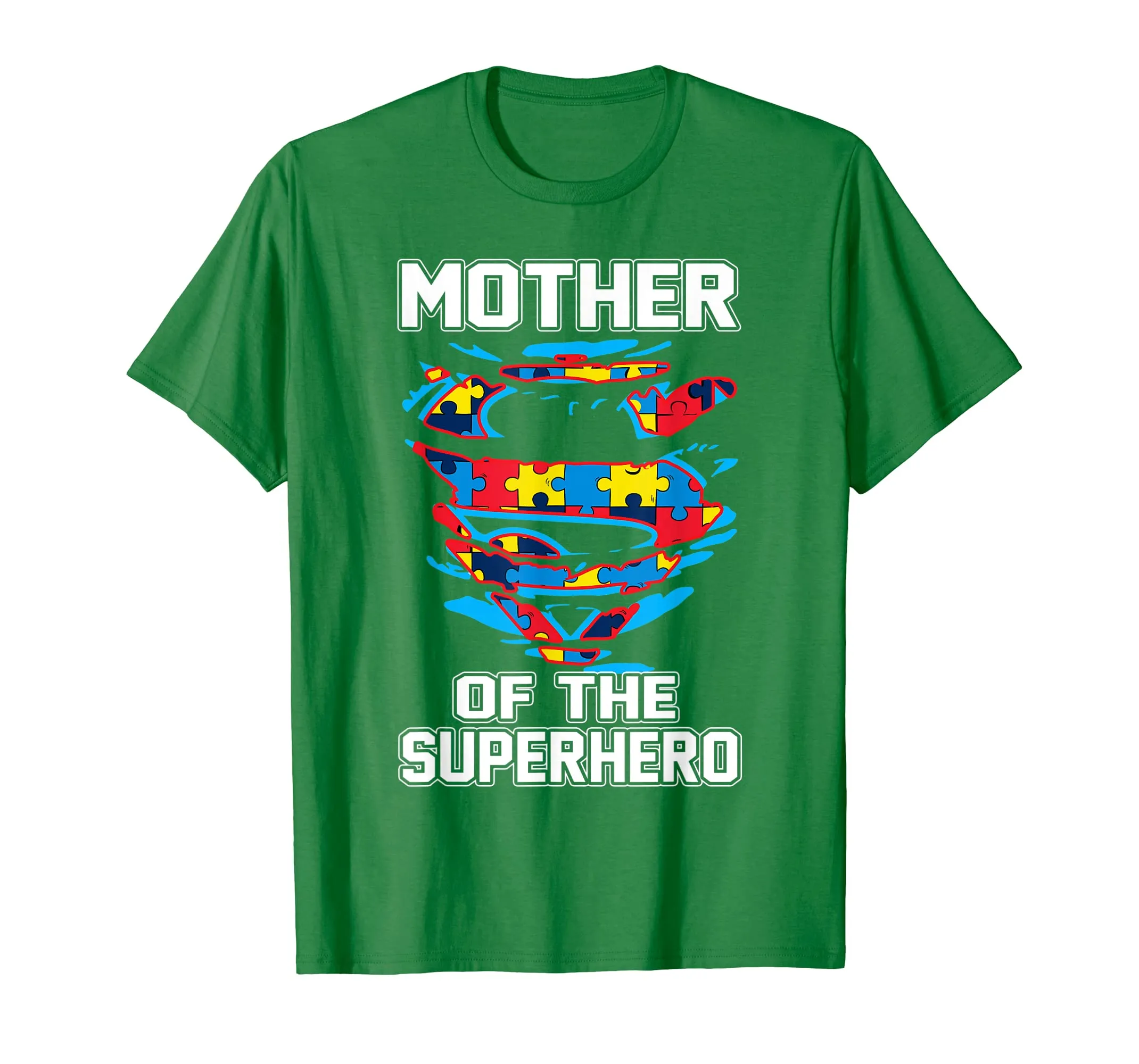 Super Mother Tshirt Autism Awareness Gift Mother Superhero
