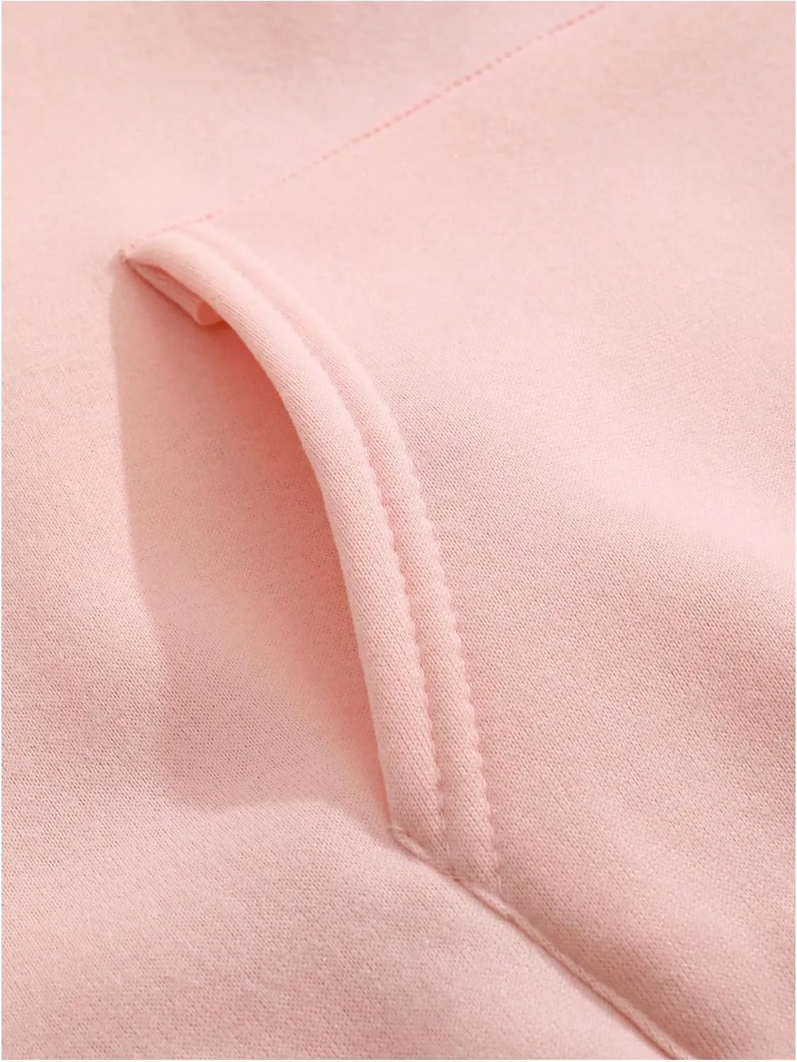 SweatyRocks Women's Letter Graphic Drawstring Hoodies Long Sleeve Thermal Pullovers Sweatshirts