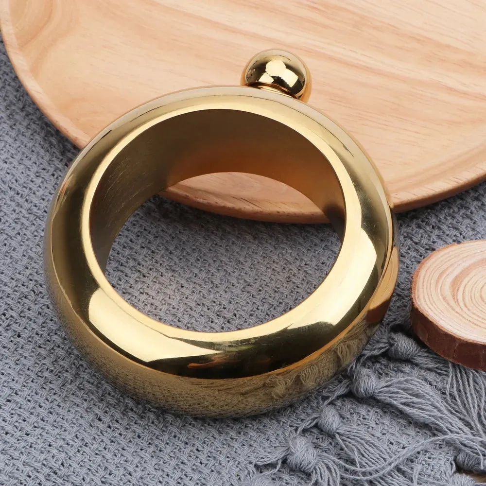 TEEK - 3.5oz Round Chic Hip Bangle Flask