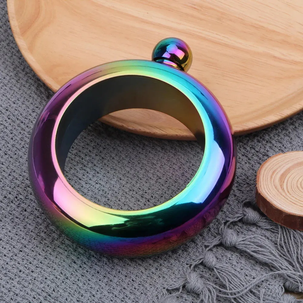 TEEK - 3.5oz Round Chic Hip Bangle Flask