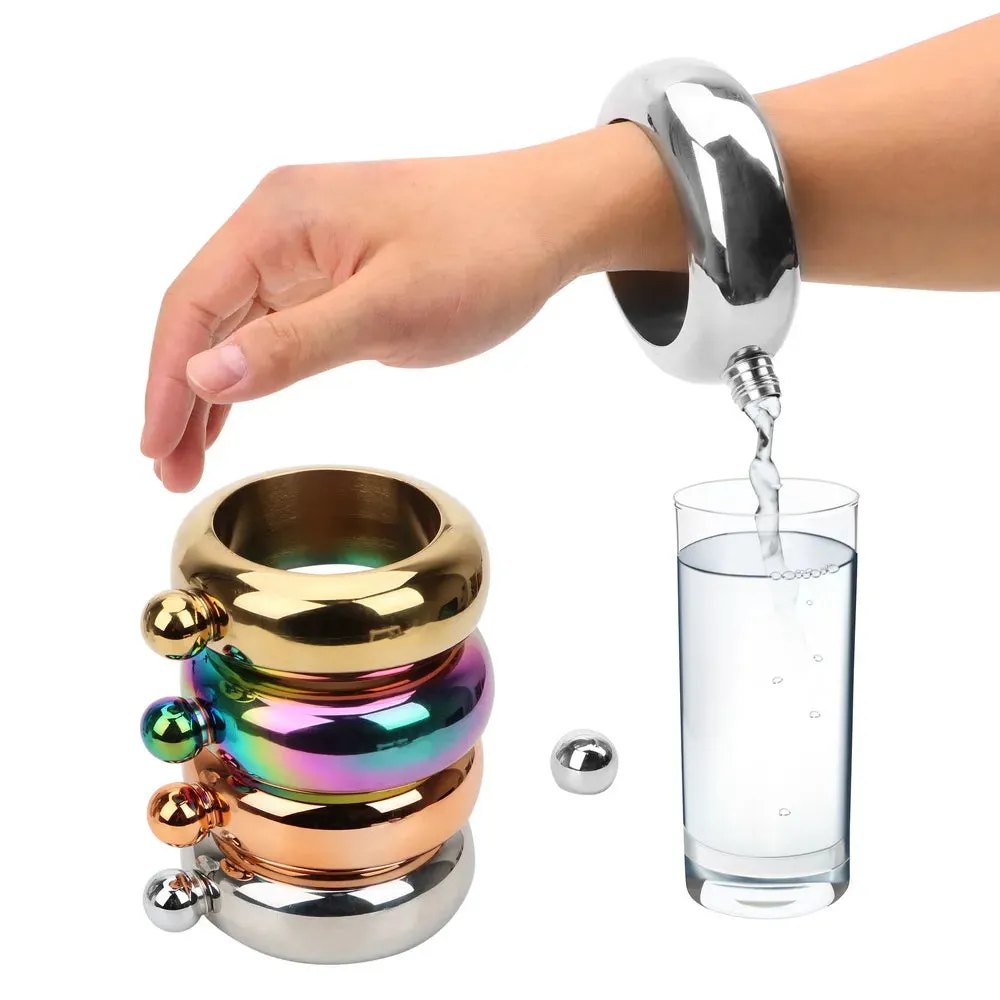 TEEK - 3.5oz Round Chic Hip Bangle Flask