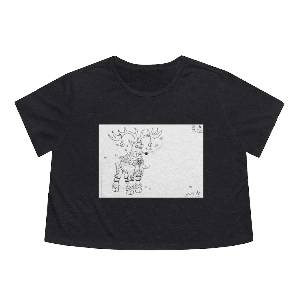 Tempus Guardian of the Harvest Women's Flowy Cropped Tee