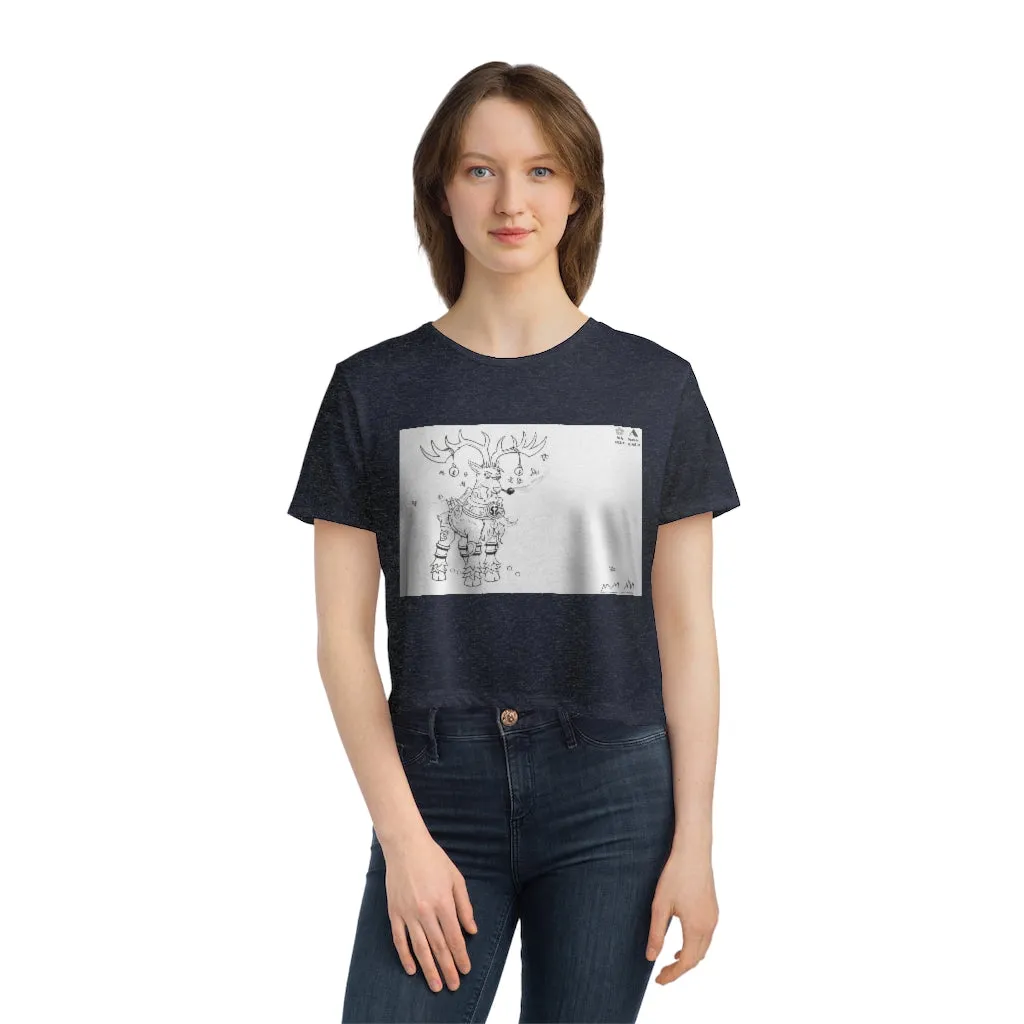 Tempus Guardian of the Harvest Women's Flowy Cropped Tee