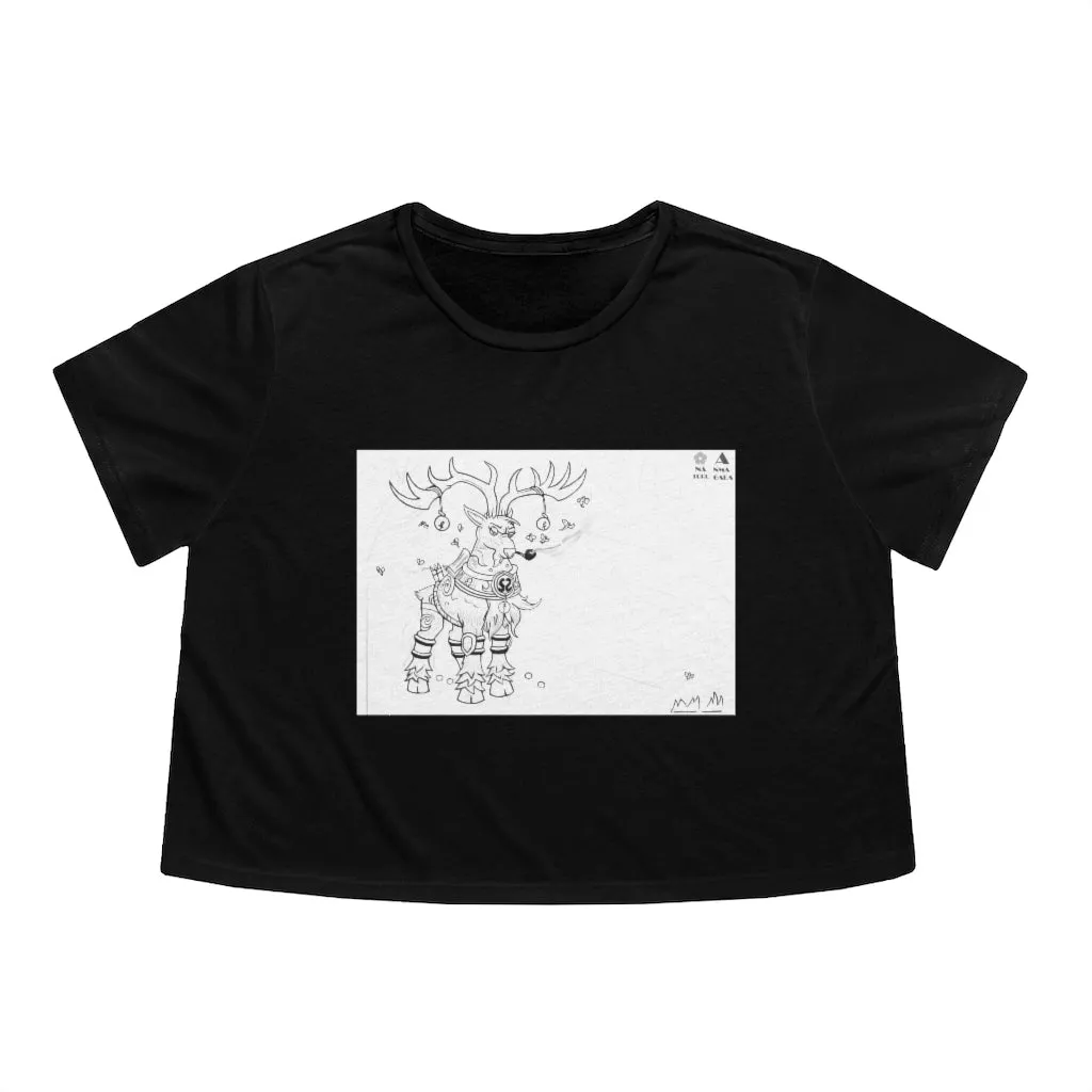 Tempus Guardian of the Harvest Women's Flowy Cropped Tee