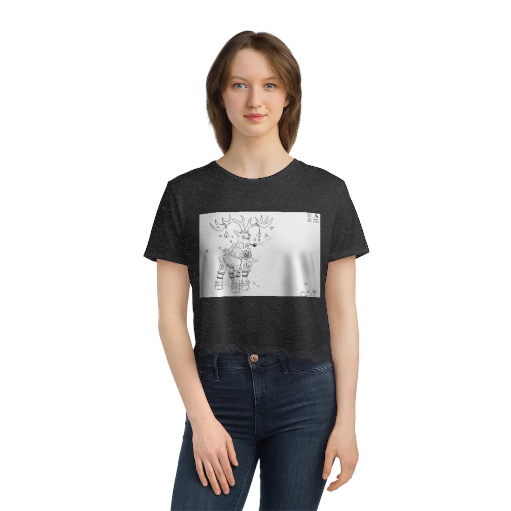 Tempus Guardian of the Harvest Women's Flowy Cropped Tee