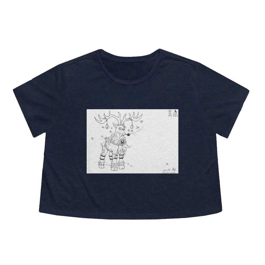 Tempus Guardian of the Harvest Women's Flowy Cropped Tee
