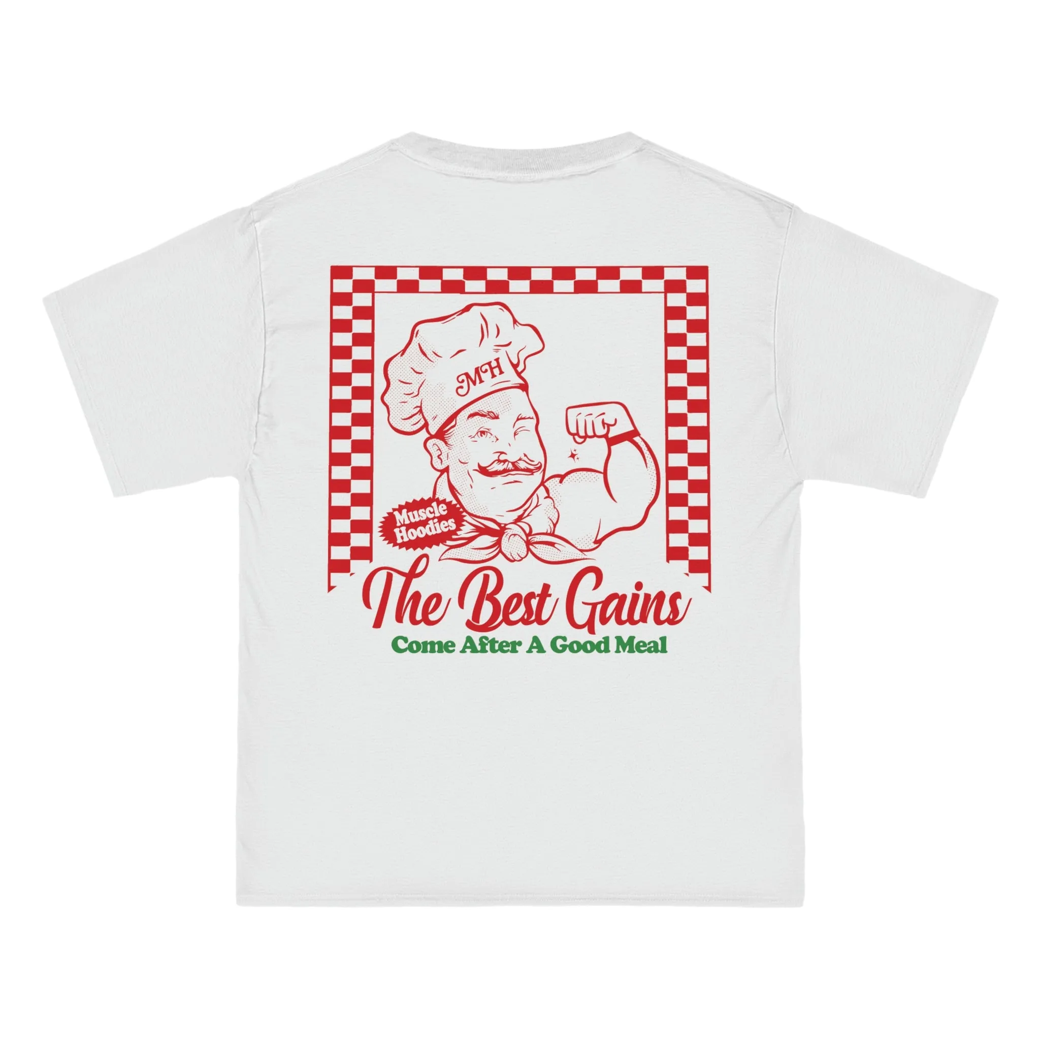 THE BEST GAINS COME AFTER A GOOD MEAL - TEE