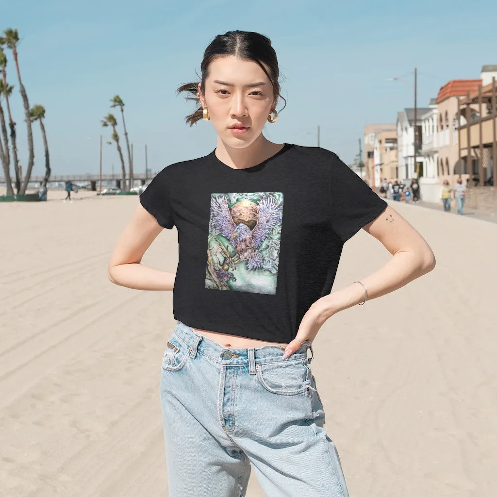 The Key Women's Flowy Cropped Tee