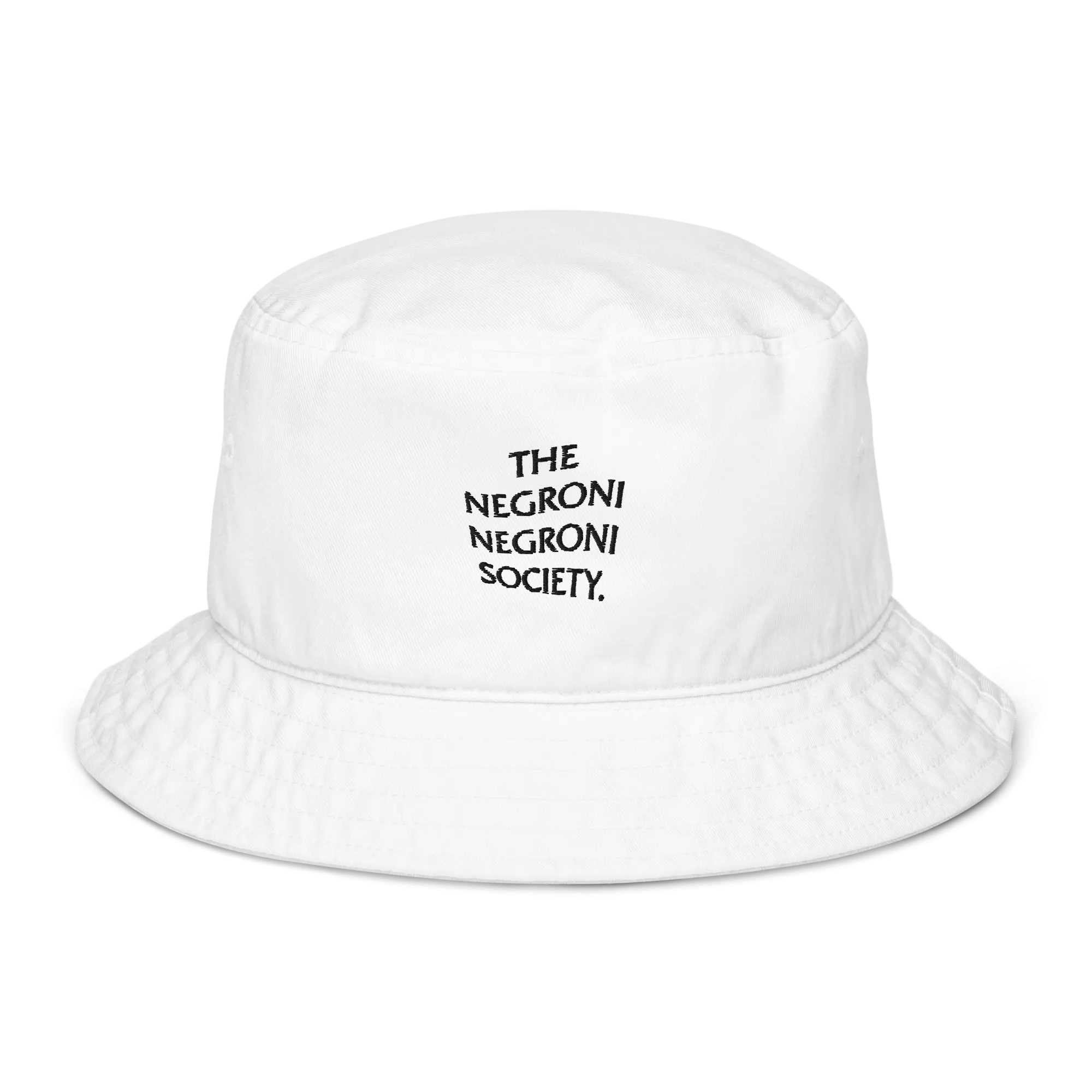 The Negroni Society Organic bucket hat "THE LOGO"