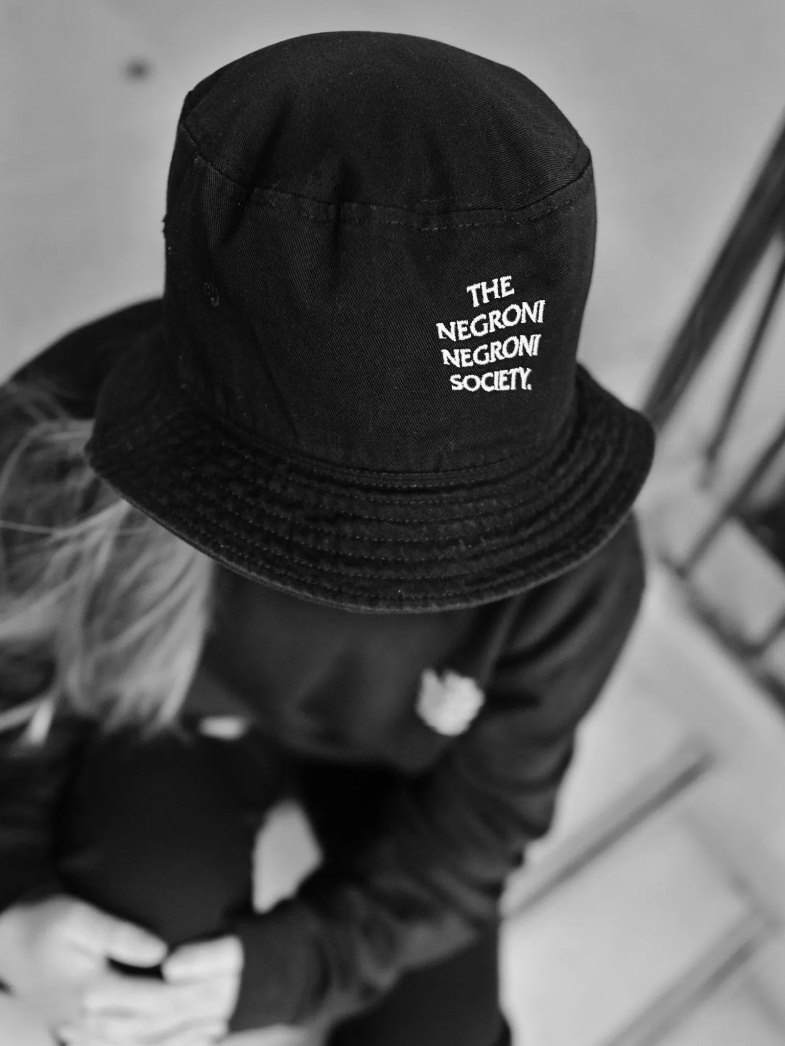 The Negroni Society Organic bucket hat "THE LOGO"