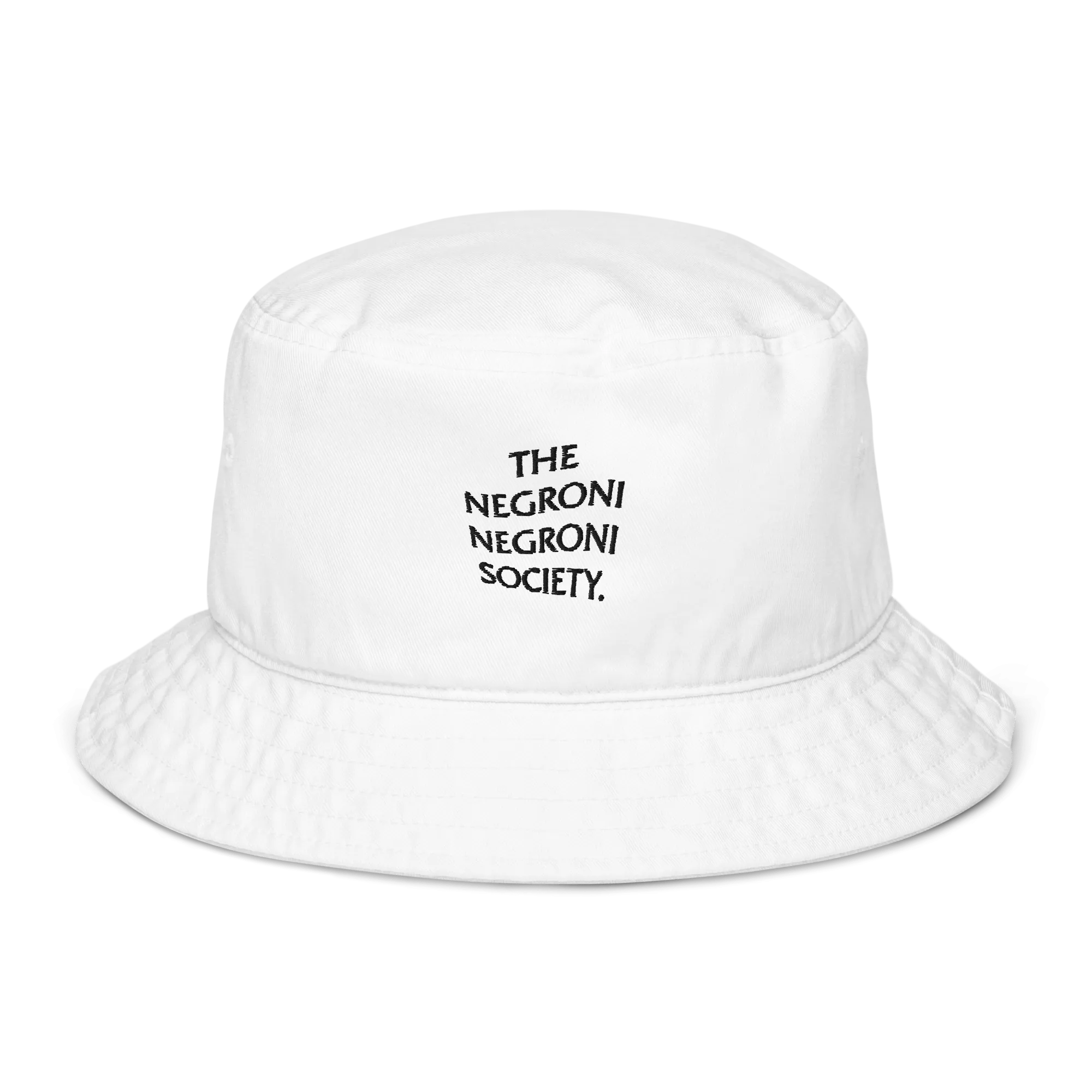 The Negroni Society Organic bucket hat "THE LOGO"