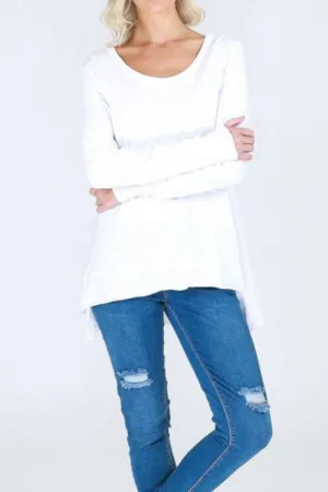 Third Story - Strumpet L/S Top White