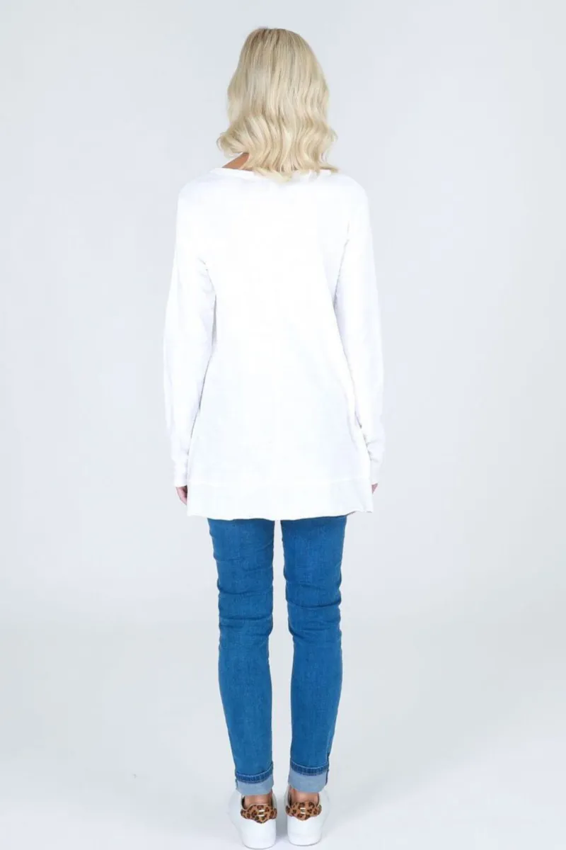 Third Story - Strumpet L/S Top White