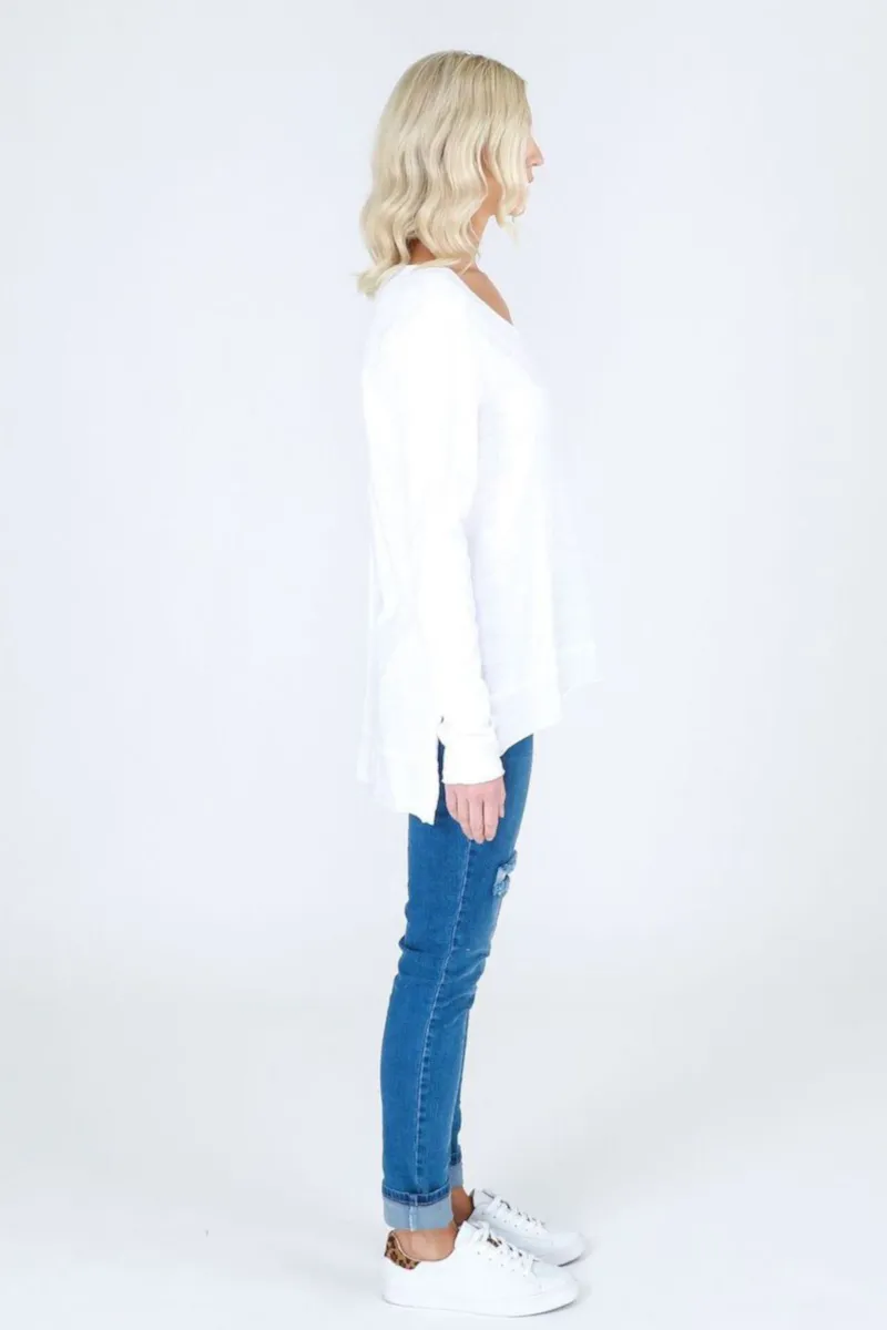 Third Story - Strumpet L/S Top White