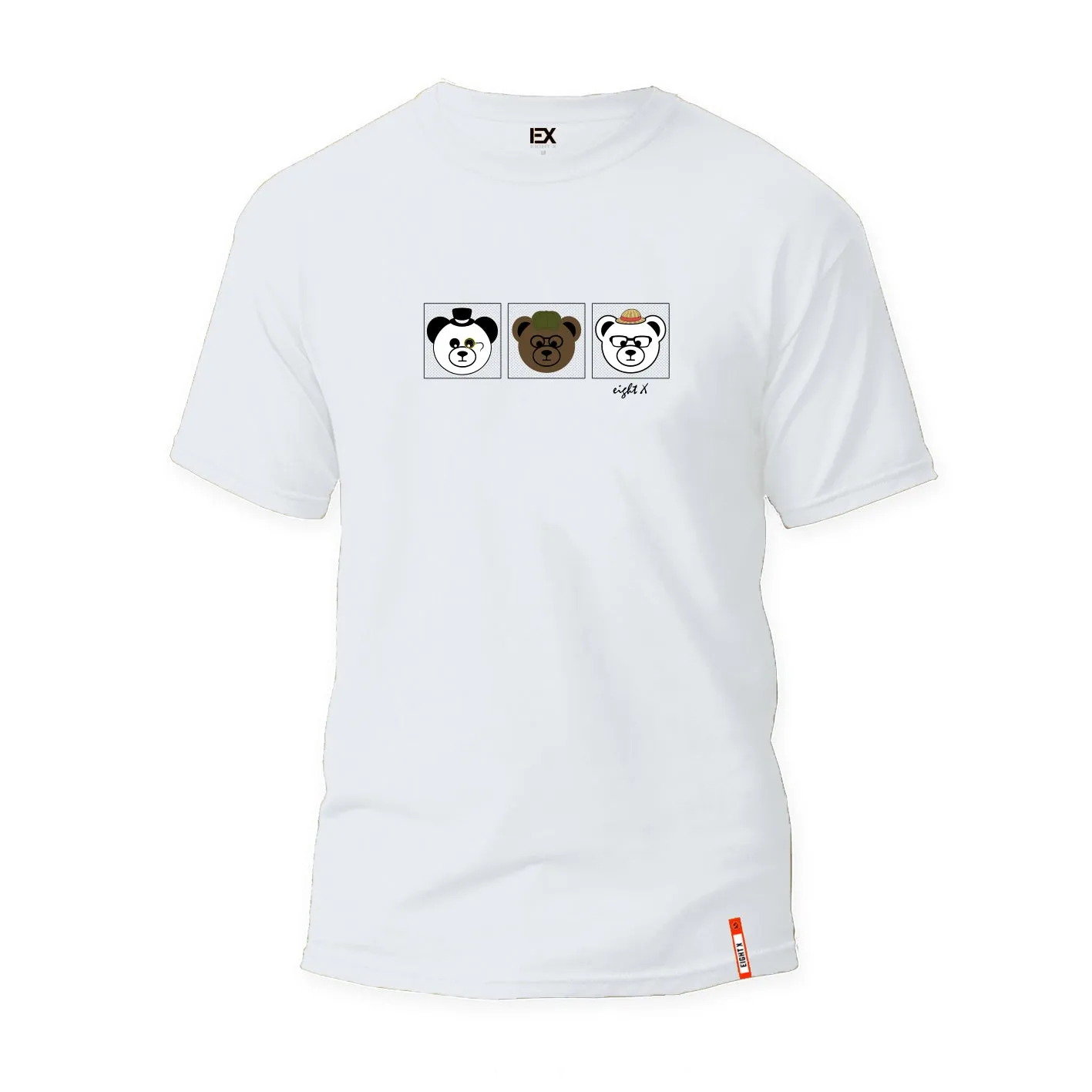 Three Bears Graphic T-Shirt - White