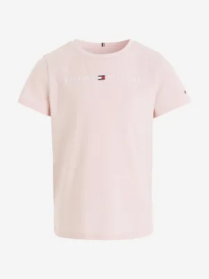 Tommy Hilfiger Girls Essential T-Shirt in Pink
