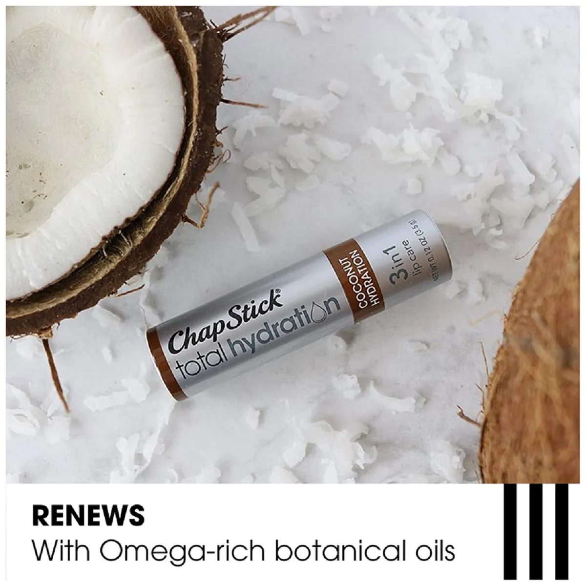 Total Hydration Coconut Lip Balm Tube