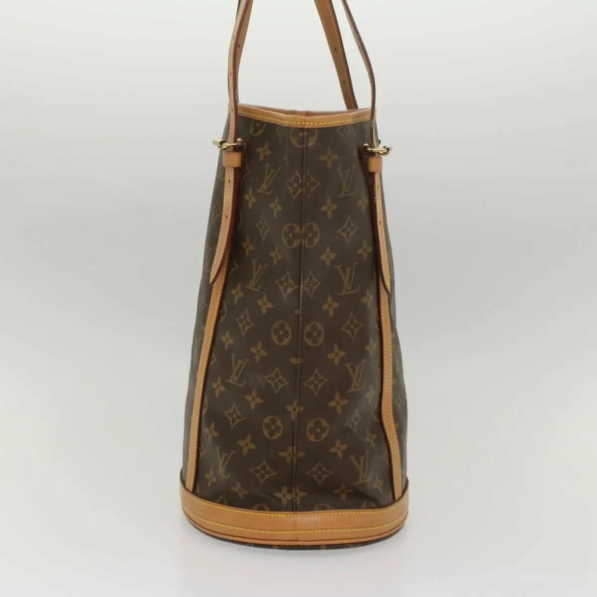 Trendy Inspired Louis Vuitton Monogram Bucket Gm Shoulder Bag M42236 Lv Auth 55235
