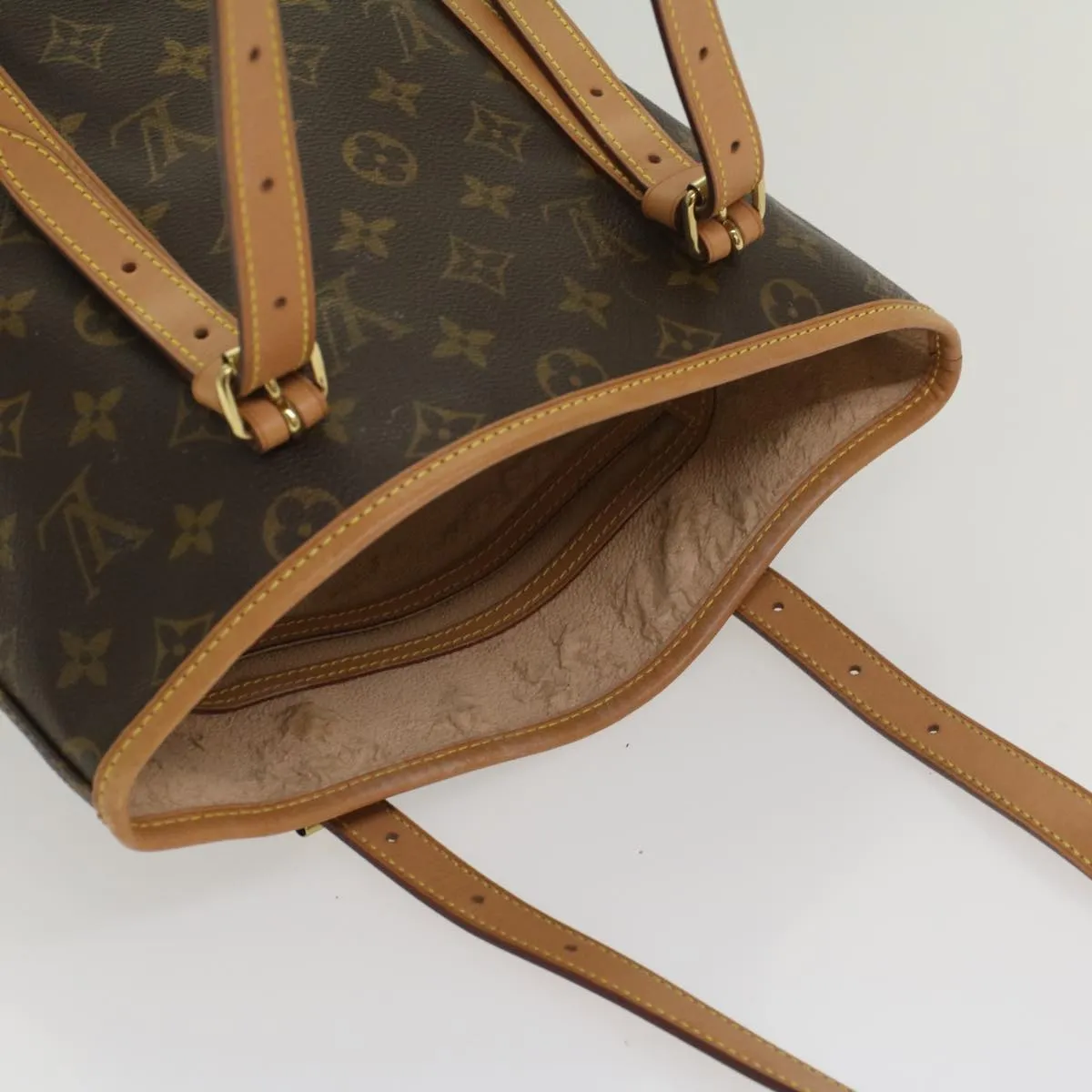 Trendy Inspired Louis Vuitton Monogram Bucket Gm Shoulder Bag M42236 Lv Auth 55235