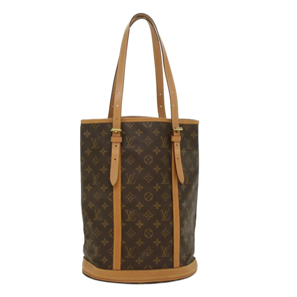 Trendy Inspired Louis Vuitton Monogram Bucket Gm Shoulder Bag M42236 Lv Auth 55235