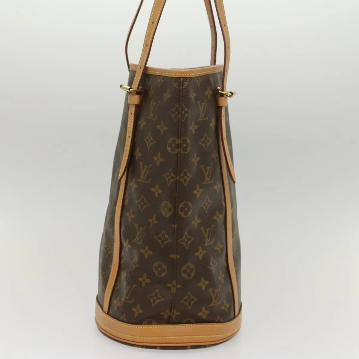 Trendy Inspired Louis Vuitton Monogram Bucket Gm Shoulder Bag M42236 Lv Auth 55235