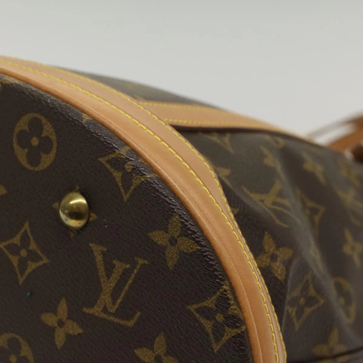 Trendy Inspired Louis Vuitton Monogram Bucket Gm Shoulder Bag M42236 Lv Auth 55235