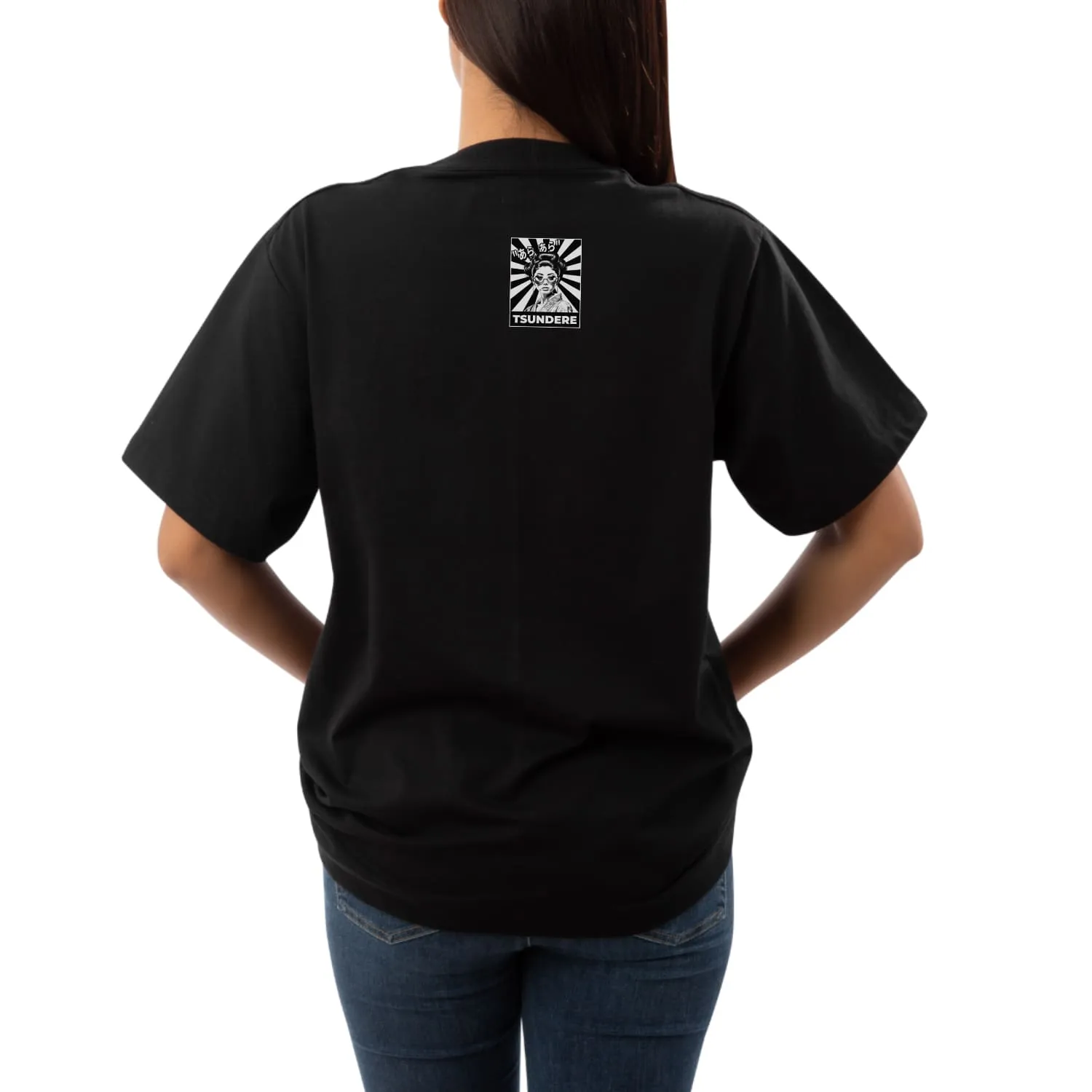 Tsundere Womens Oversized T-shirt