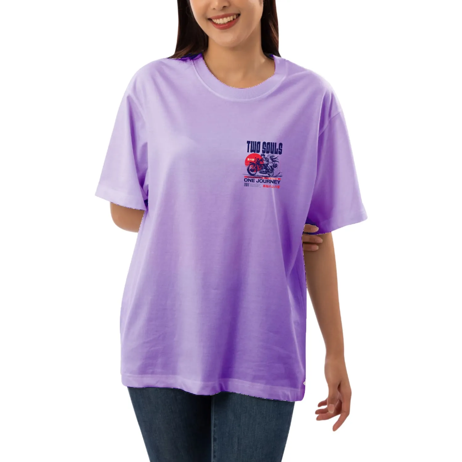 Two souls Womens Oversized T-shirt