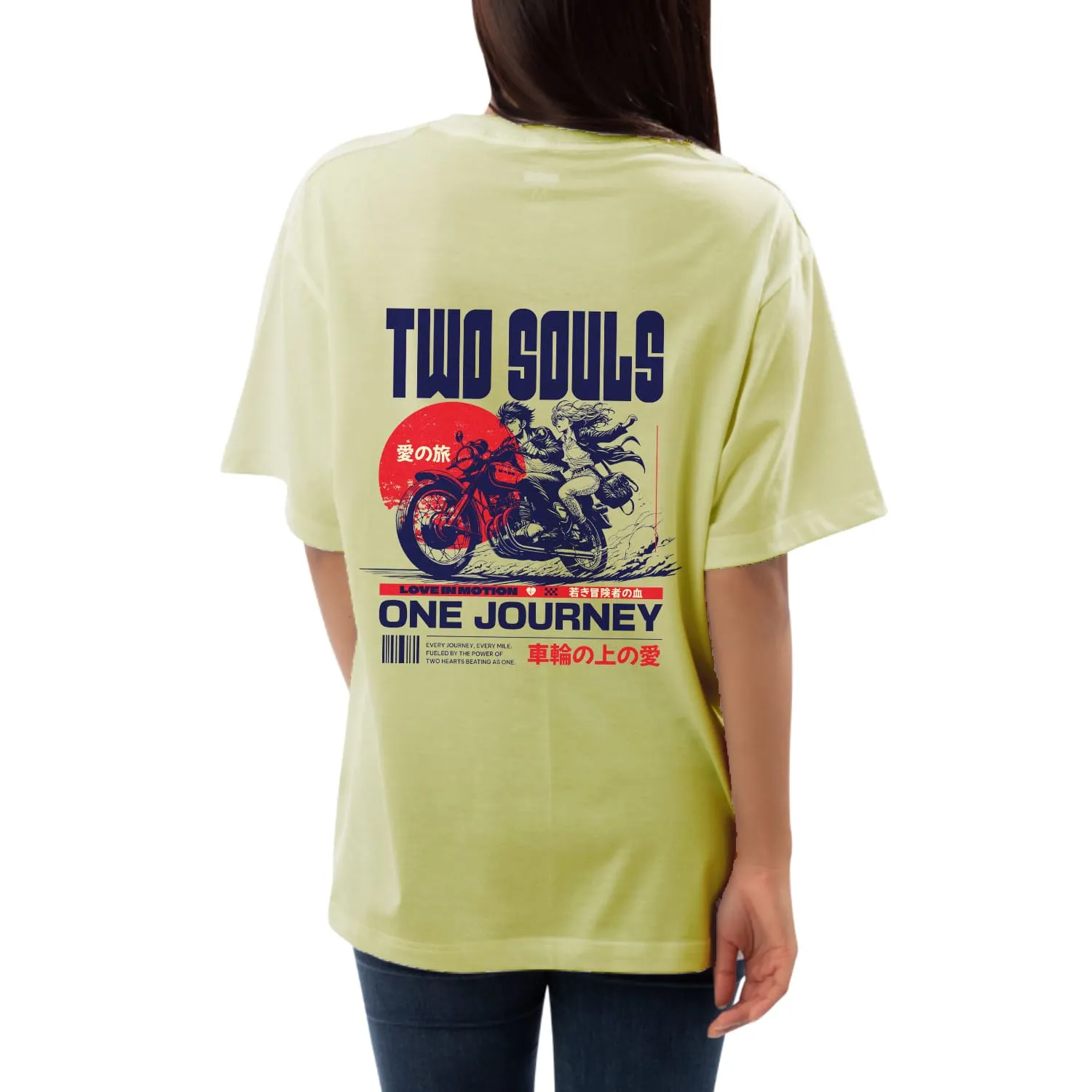 Two souls Womens Oversized T-shirt