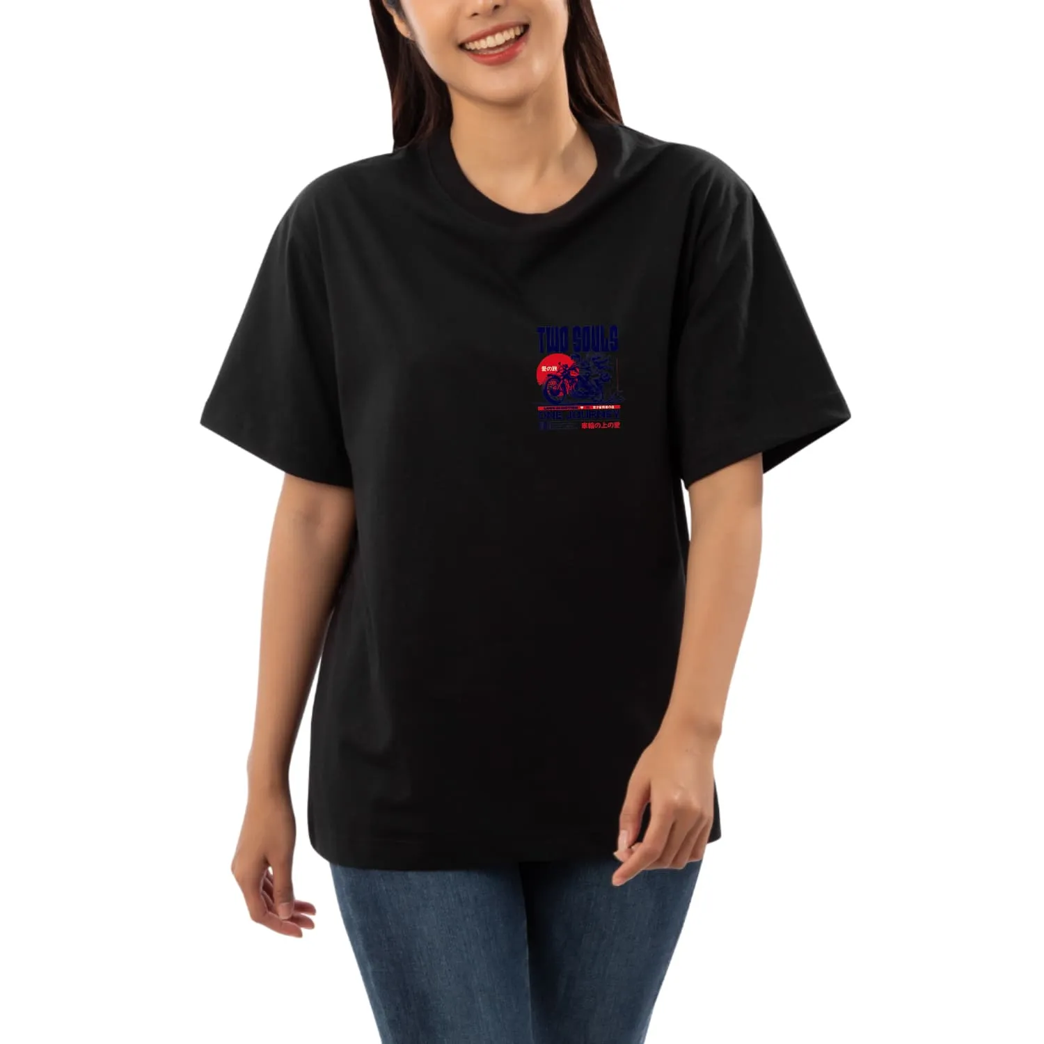 Two souls Womens Oversized T-shirt