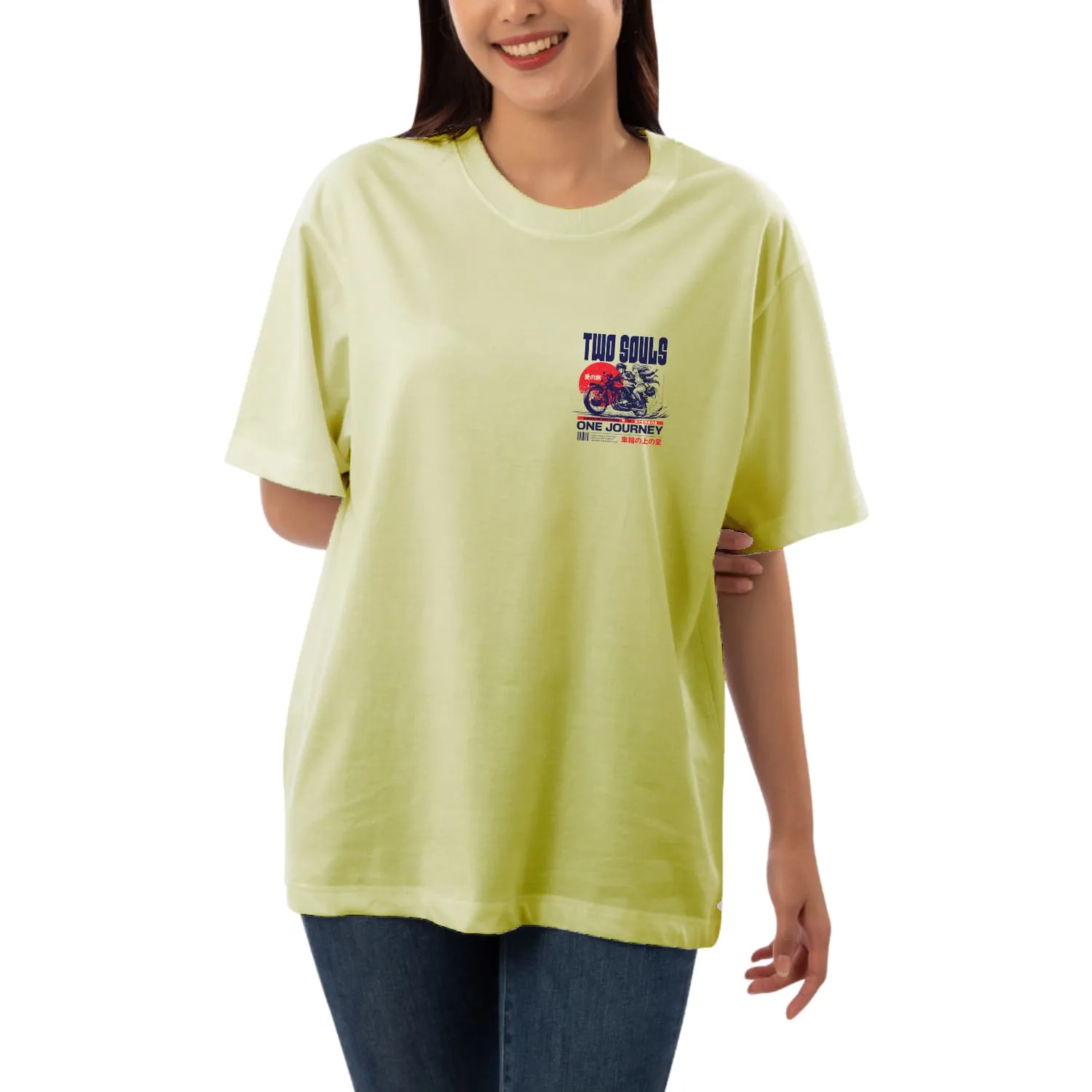 Two souls Womens Oversized T-shirt