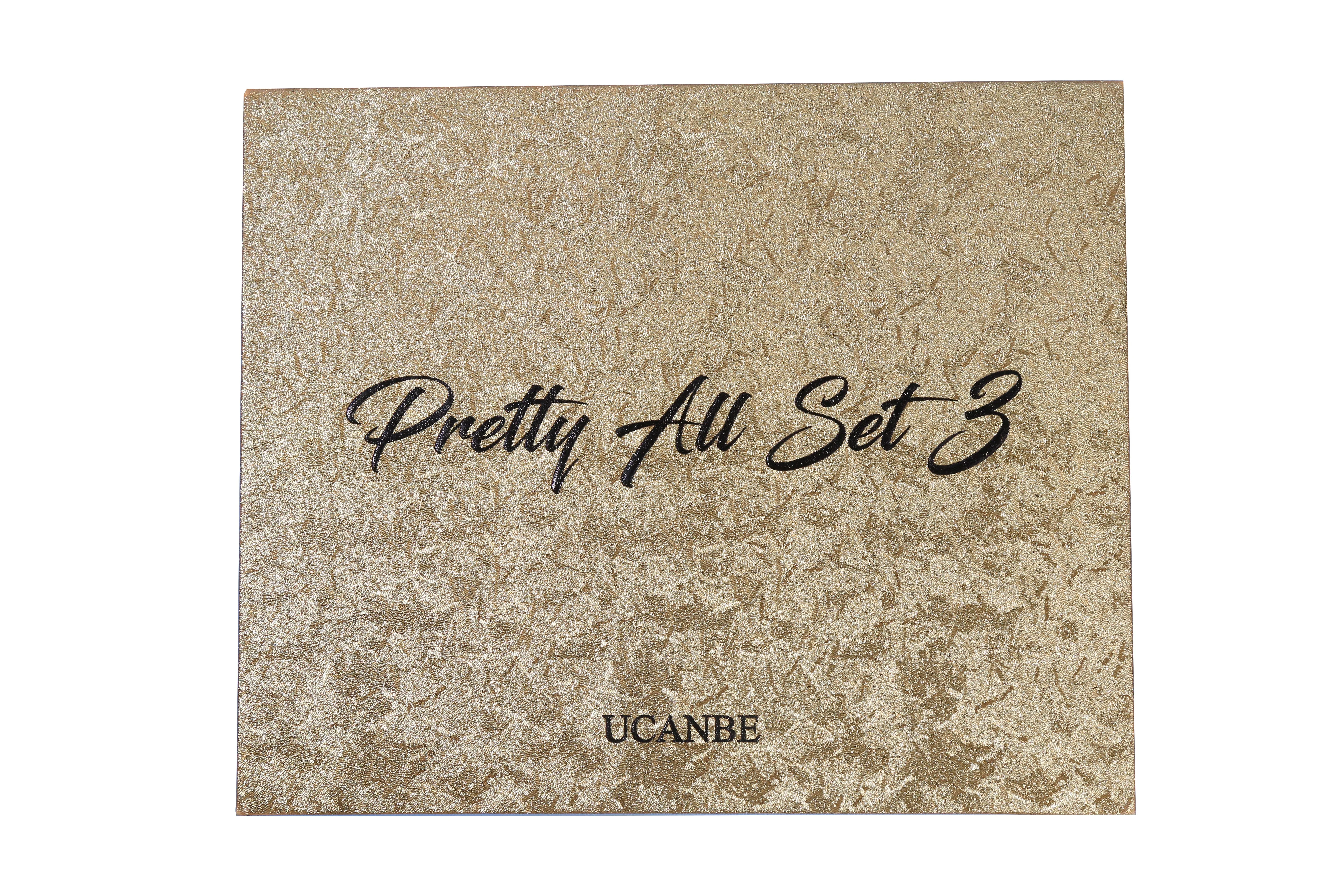 Ucanbe Pretty All Set 3 Eyeshadow Palette Pro 86 Colors Makeup Kit