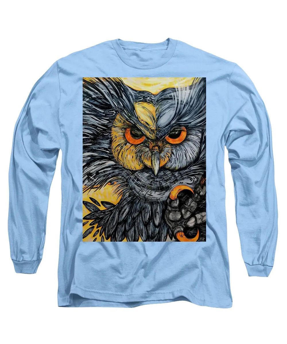 Un Great Horned Owl - Long Sleeve T-Shirt