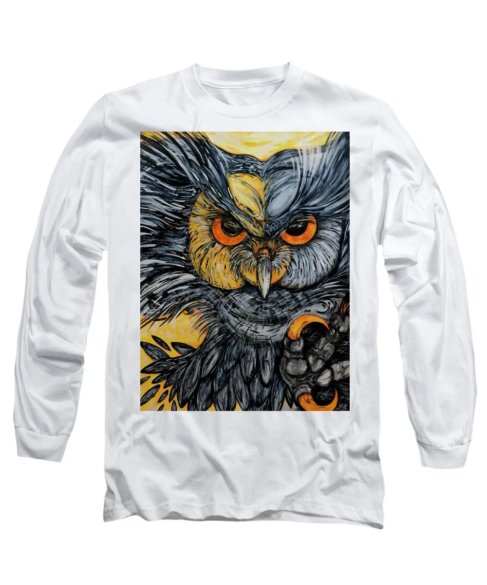 Un Great Horned Owl - Long Sleeve T-Shirt