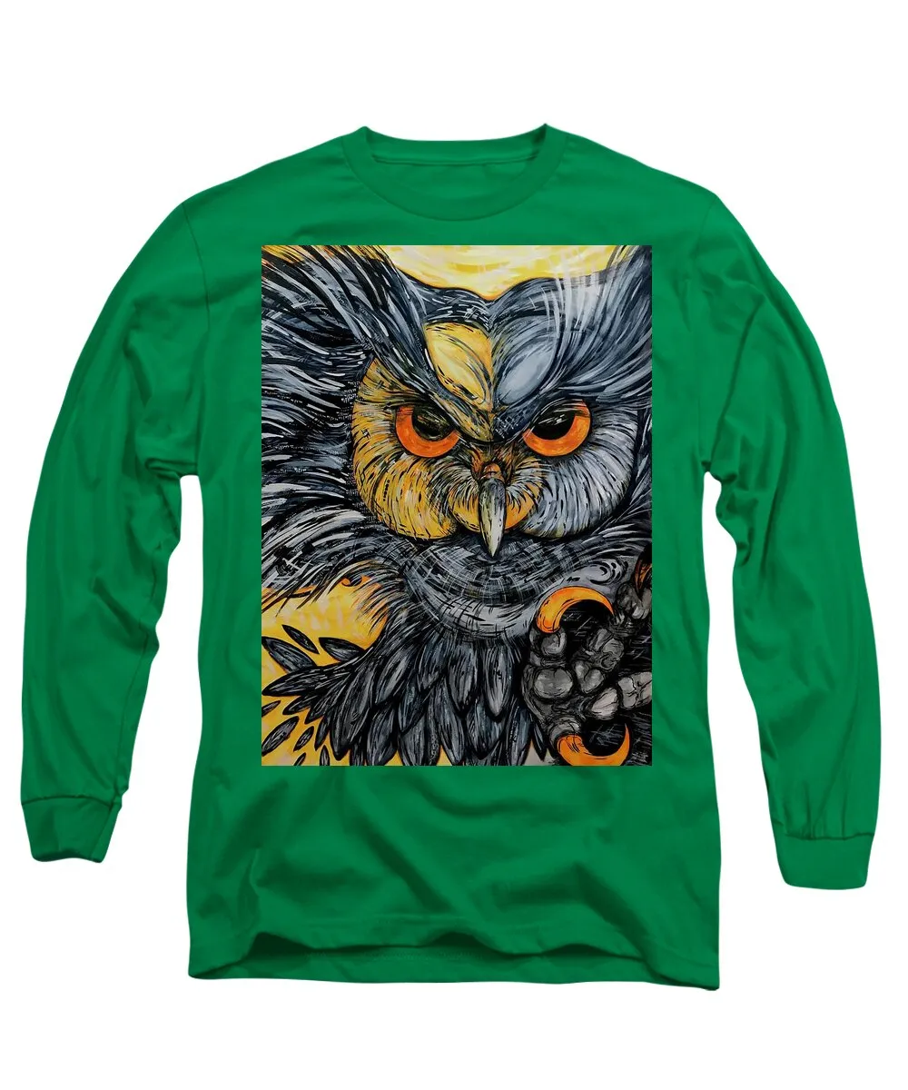Un Great Horned Owl - Long Sleeve T-Shirt