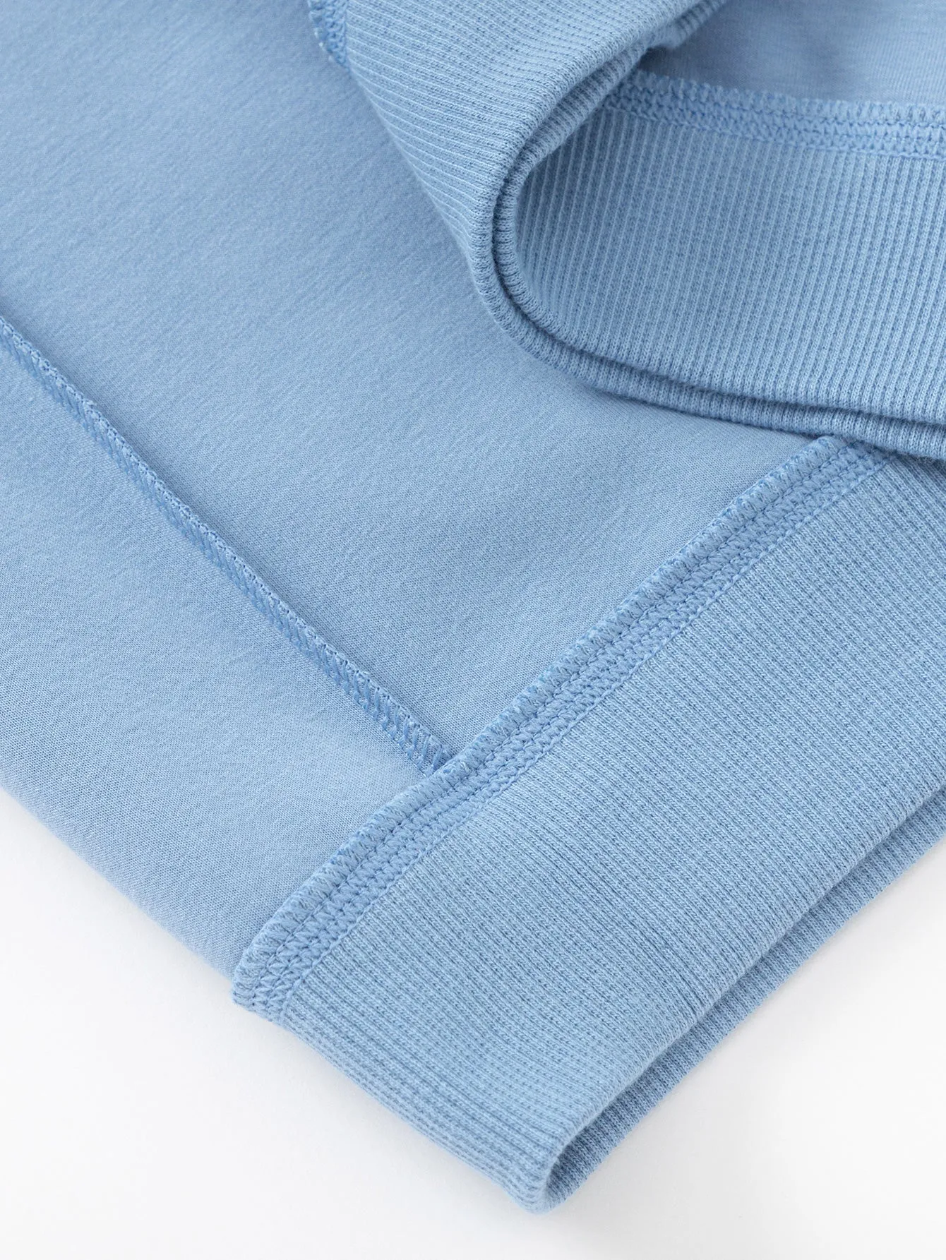 Unisex Daily Life Power Blue Letter Hoody