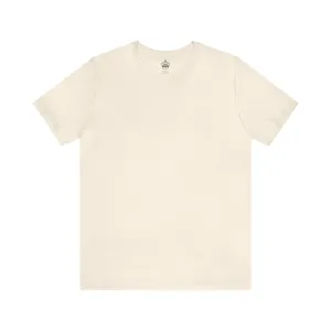 Unisex Jersey Short Sleeve Heather Natural T Shirt