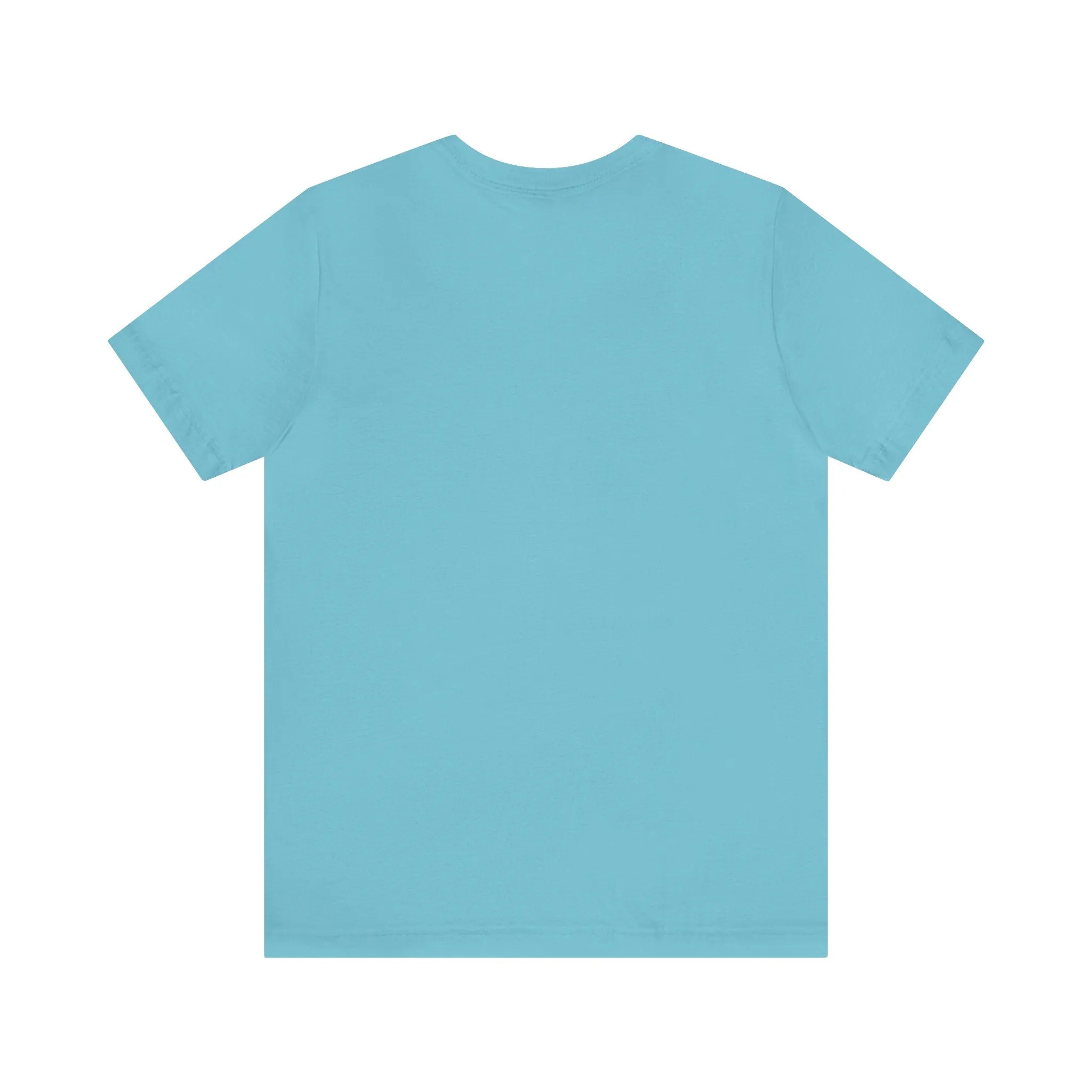 Unisex Jersey Short Sleeve Turquoise Blue T Shirt